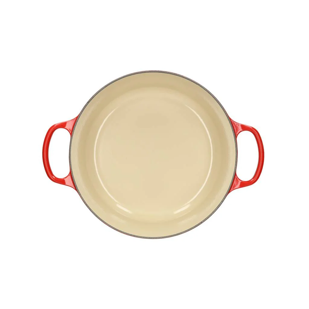 2025 Le Creuset - Sartén para asar / guisar Signature redonda cereza roja 28 cm 6,7 l
