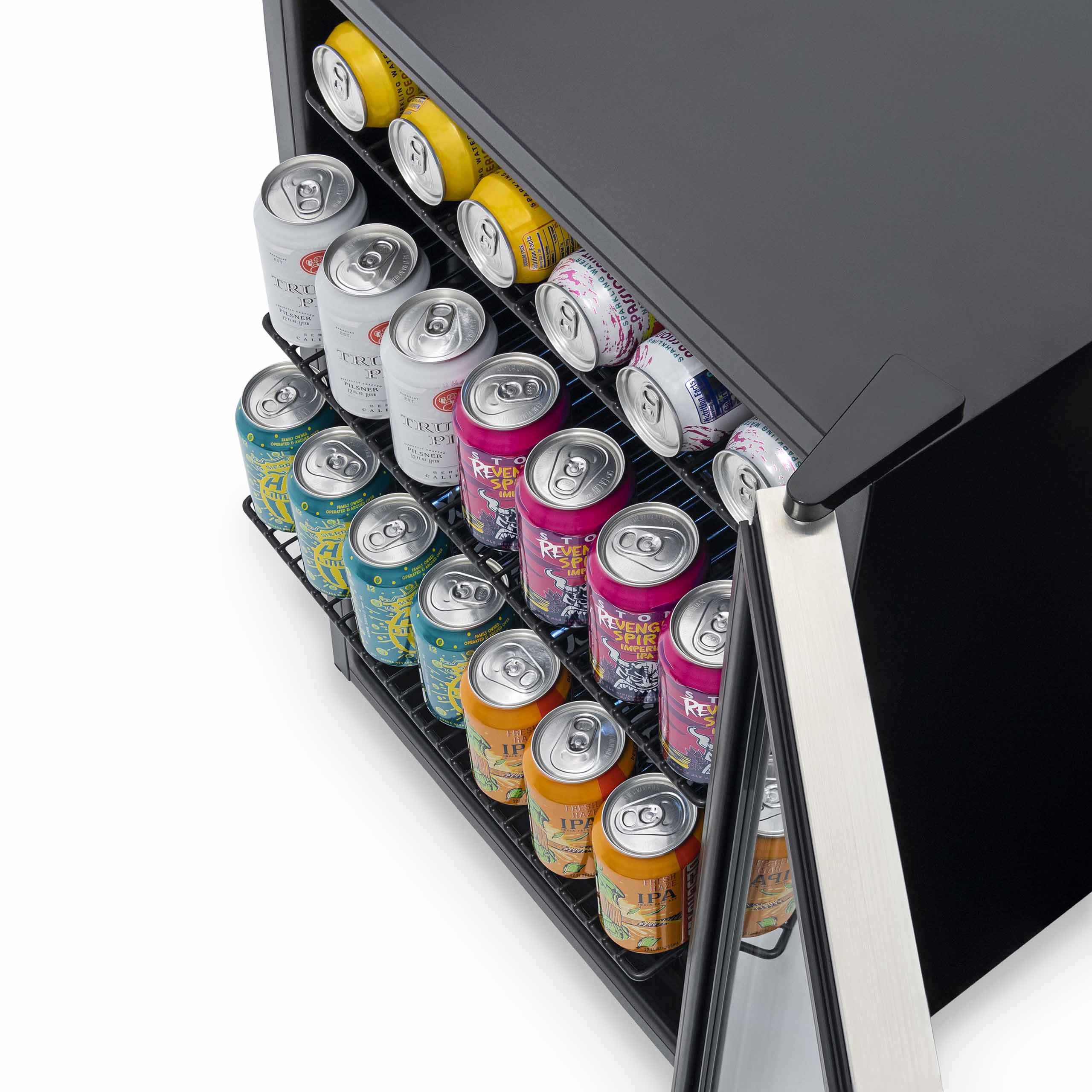 2025 Newair® Refrigerador de Bebidas Independiente en Acero Inoxidable – 160 Latas – 21,3
