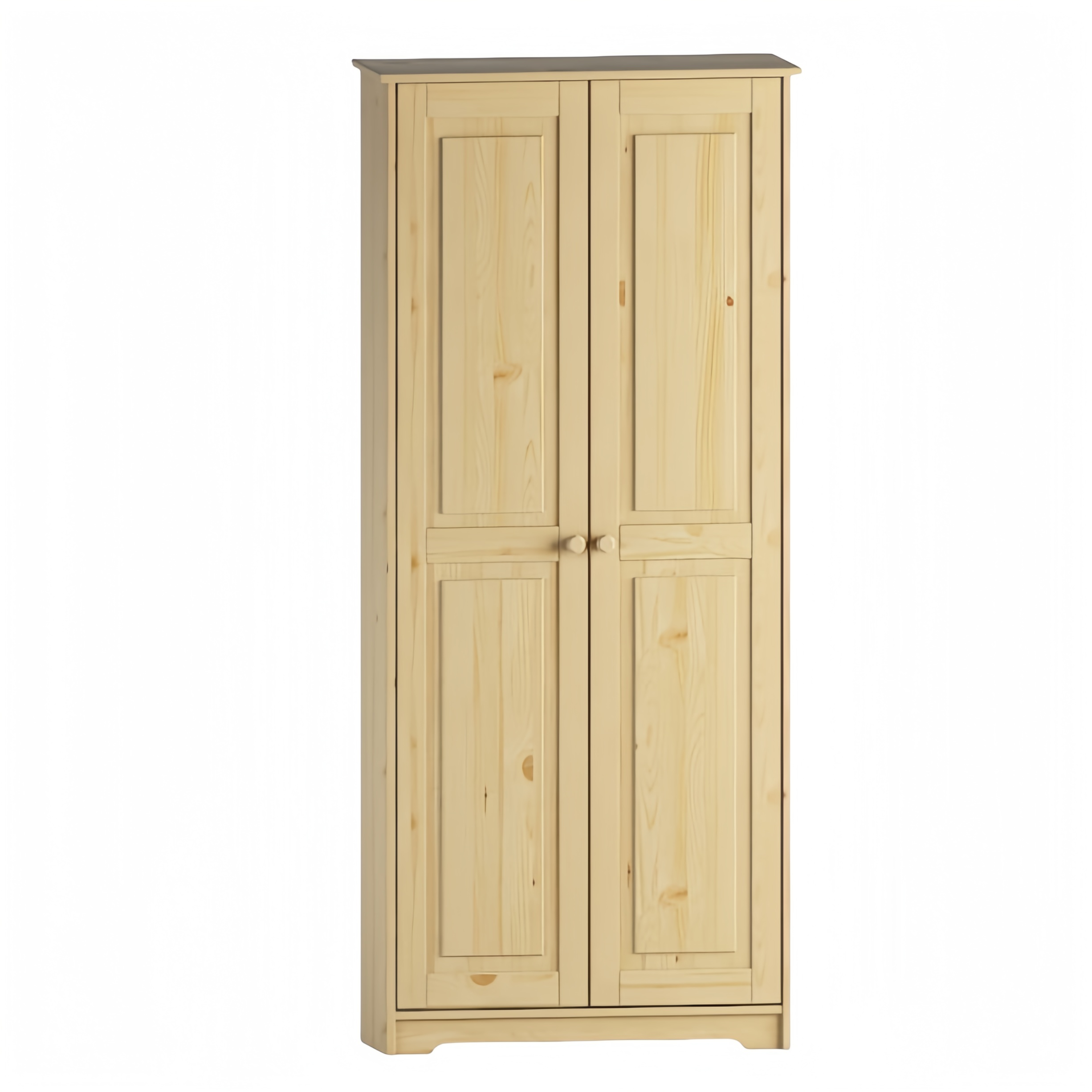 Armario despensa de madera maciza, armario independiente para cocina, clóset con estantes