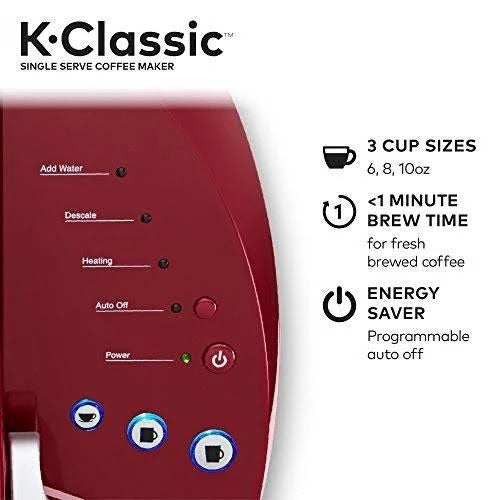 Cafetera Keurig K-Classic de Una Taza K-Cup – Ruibarbo