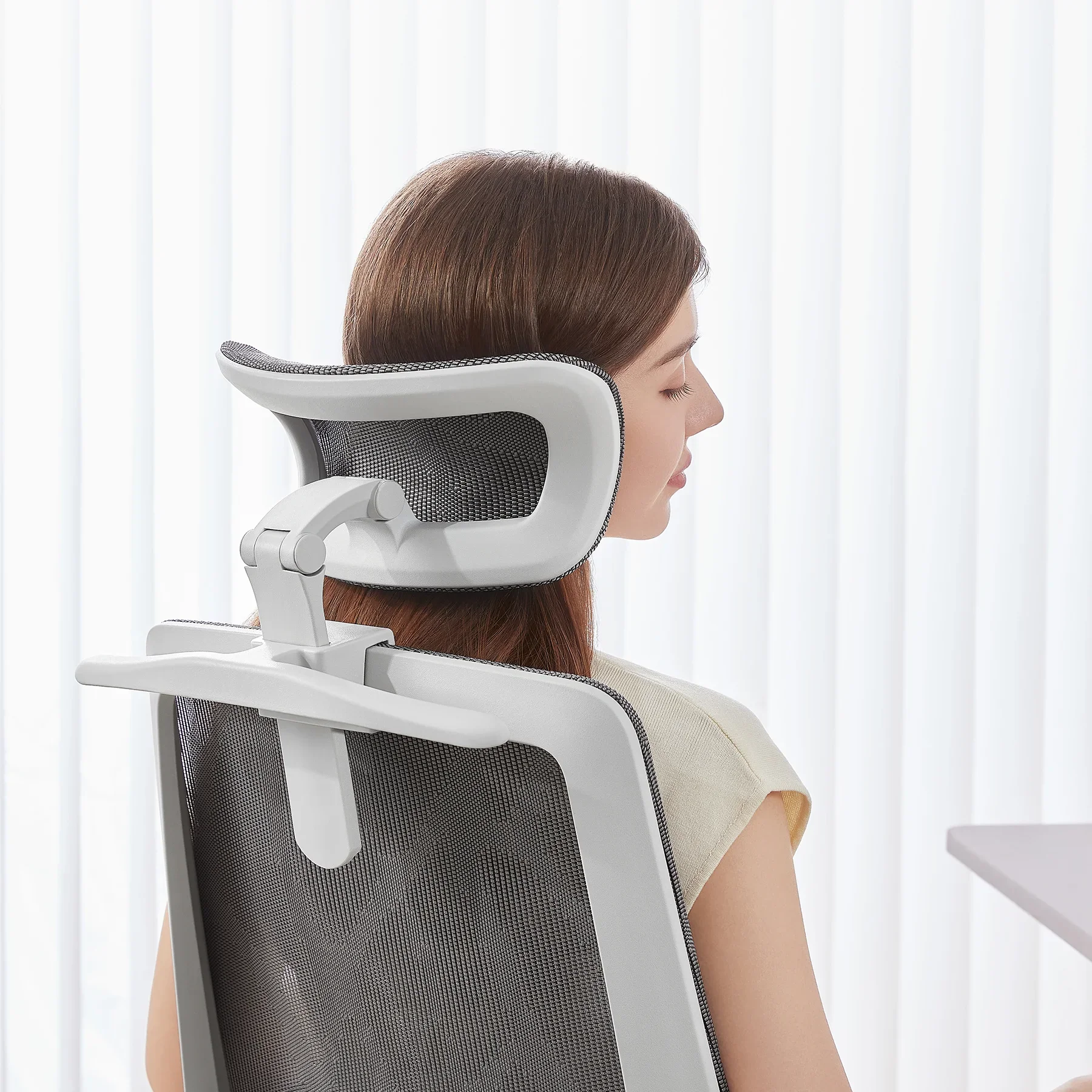 2025 Silla de Oficina Ergonómica Sihoo M59AS con Respaldo de Dos Secciones y Reposabrazos 3D Abatibles