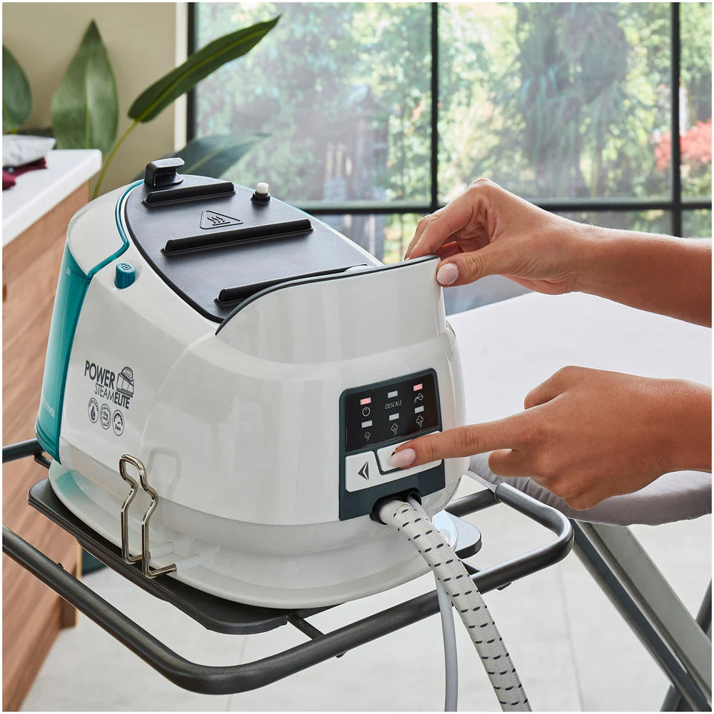 2025 Morphy Richards 332014 Power Steam Elite - Centro de planchado con sistema de autolimpieza, 1,35L, Verde - Planchado de alta gama - Sencillez y eficacia