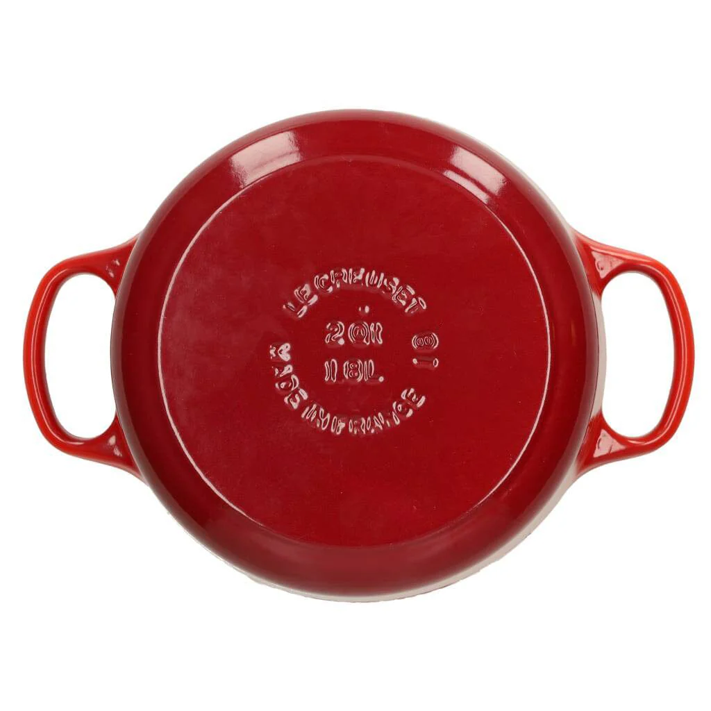 2025 Le Creuset - Sartén para asar / guisar Signature redonda cereza roja 20 cm 2,4 l