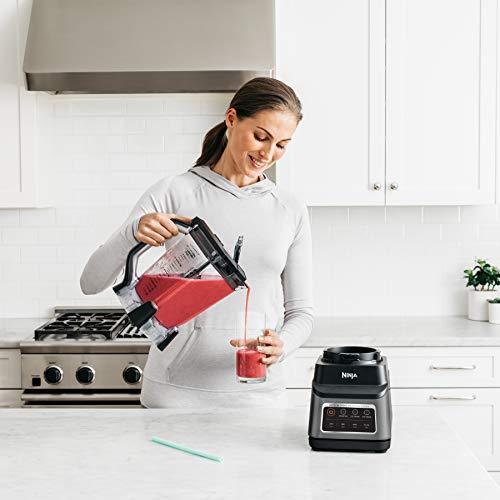 Licuadora Ninja BN701 Professional Plus con Auto-iQ y Jarra Total Crushing de 64 oz de Capacidad Máxima para Líquidos, Color Gris