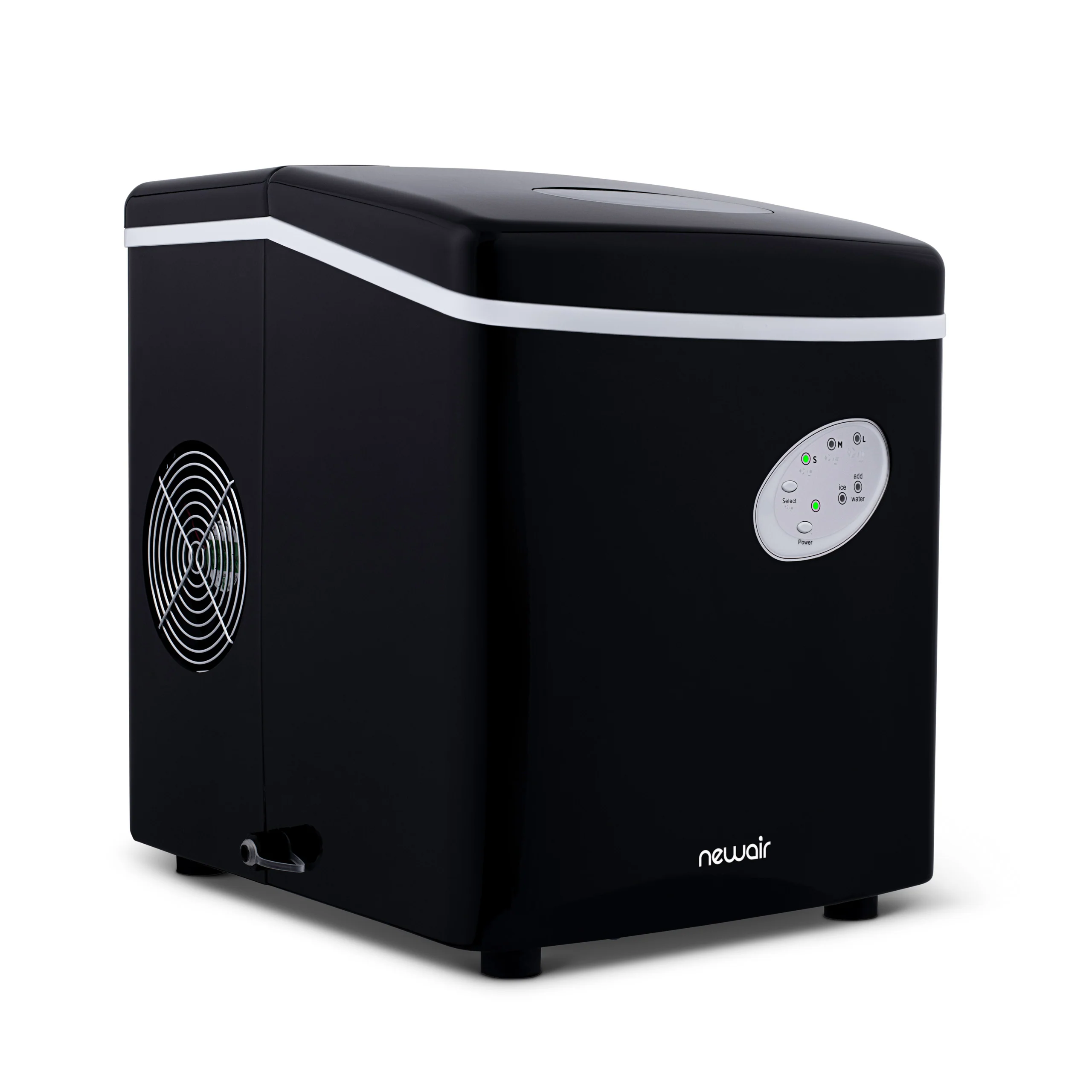 2025 Máquina de Hielo de Encimera Newair® – Cubos de Hielo en Forma de Bala
