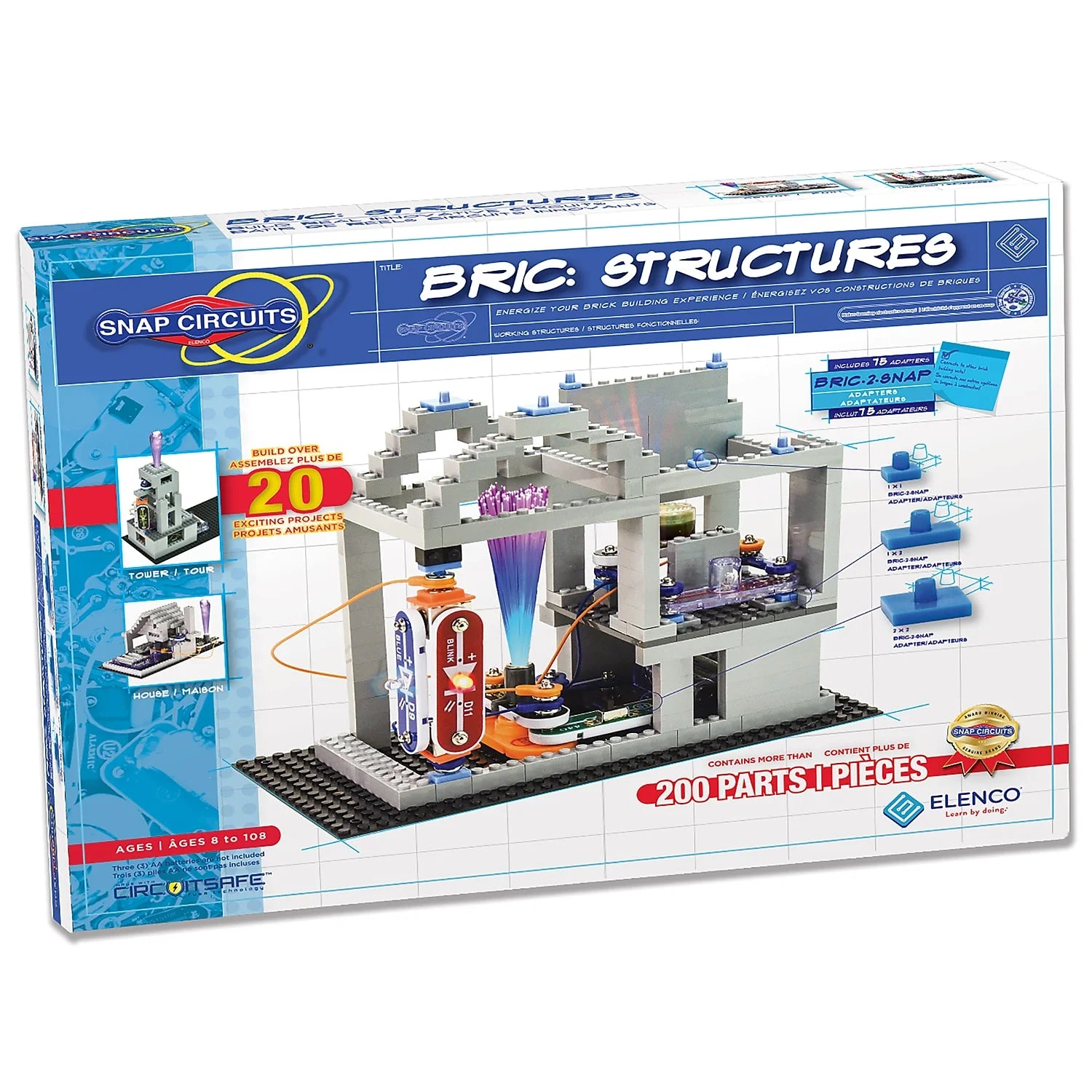 Snap Circuits Bric, Estructuras