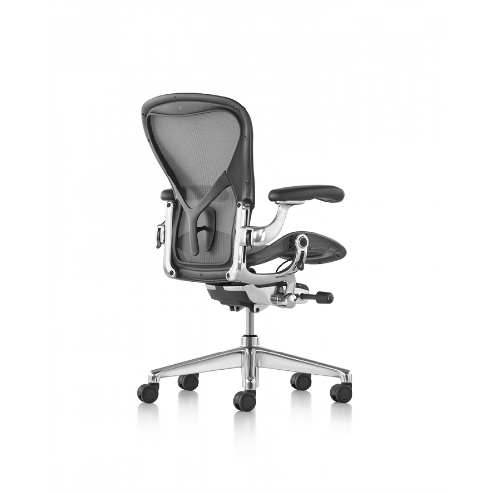 2025 Aeron Remastered - Silla de oficina tamaño B, cromo