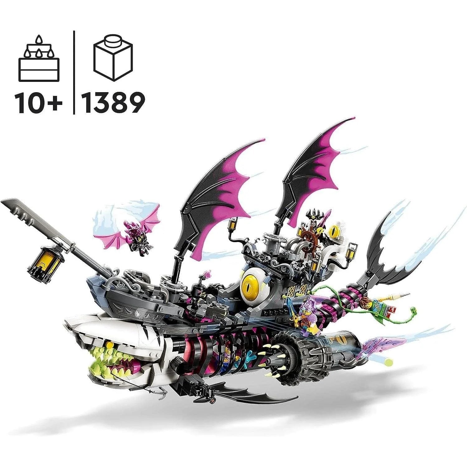 LEGO Dreamzzz Barco Tiburón de Pesadilla 71469