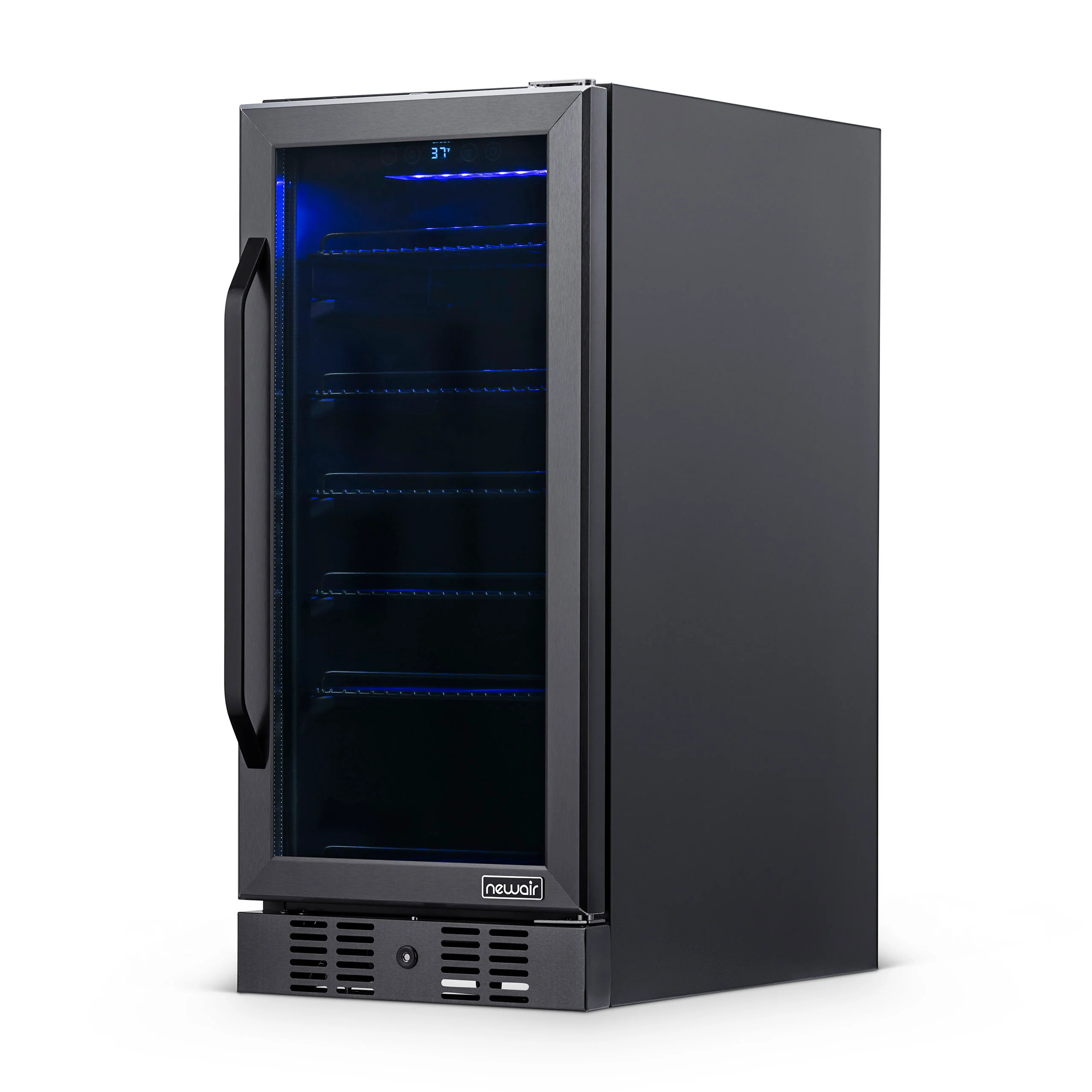 2025 Newair® Refrigerador Empotrable Negro para Bebidas – 96 Latas – 15 Pulgadas