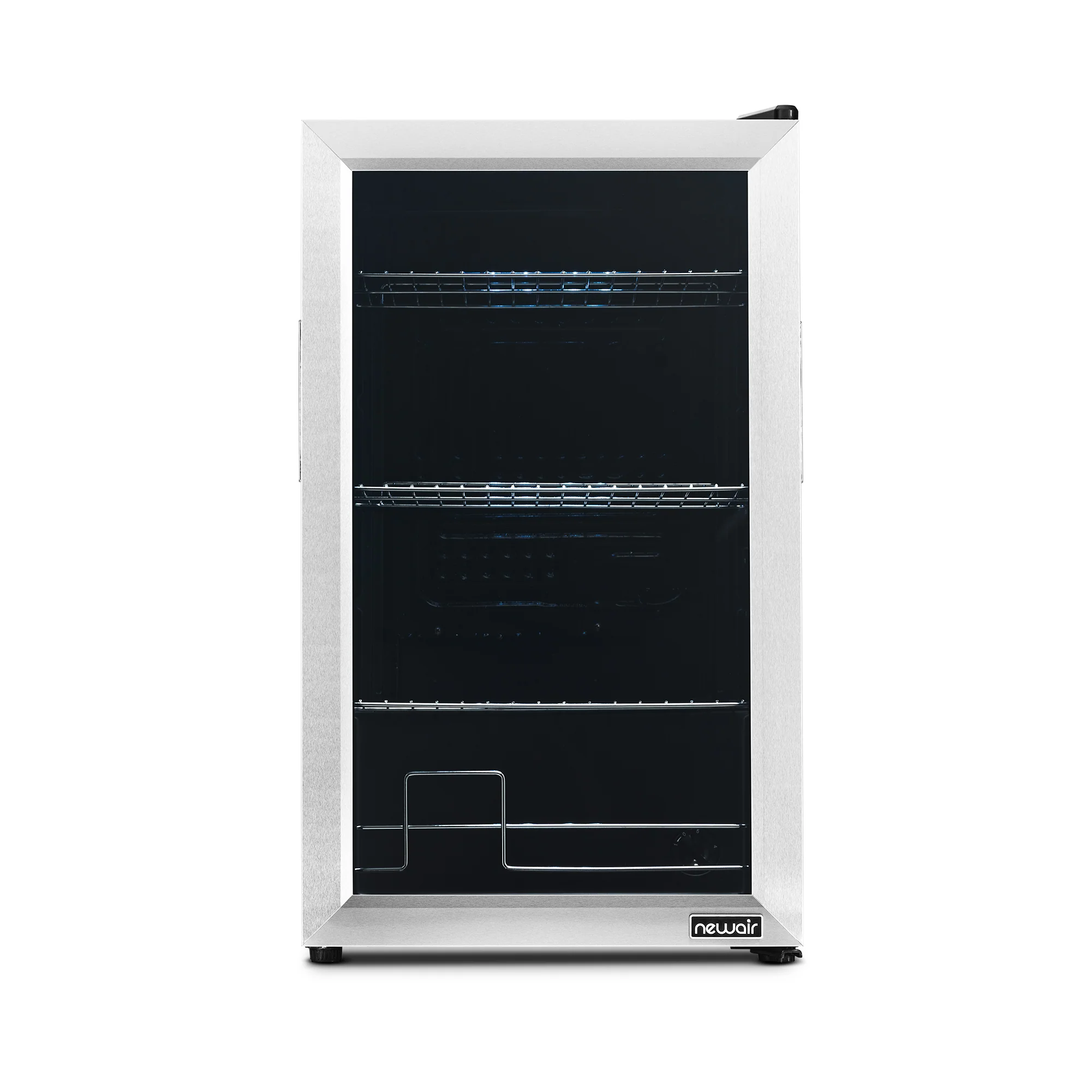 2025 Newair® Refrigerador de Bebidas Independiente de Acero Inoxidable – 100 Latas – 16,93”