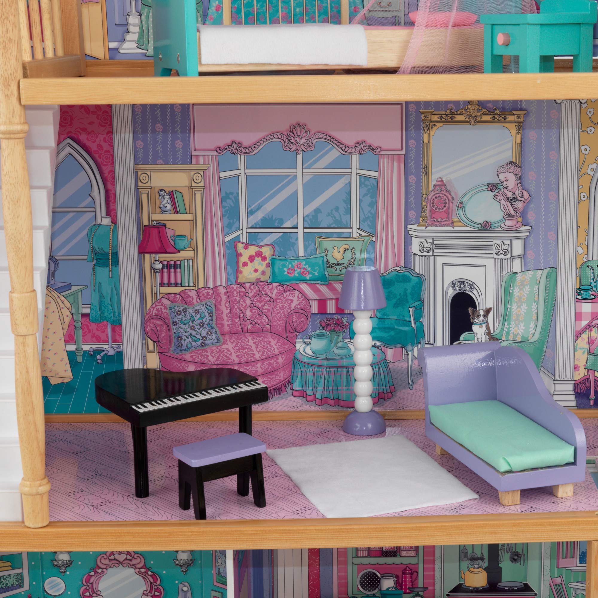 Casa de Muñecas KidKraft Annabelle con Muebles