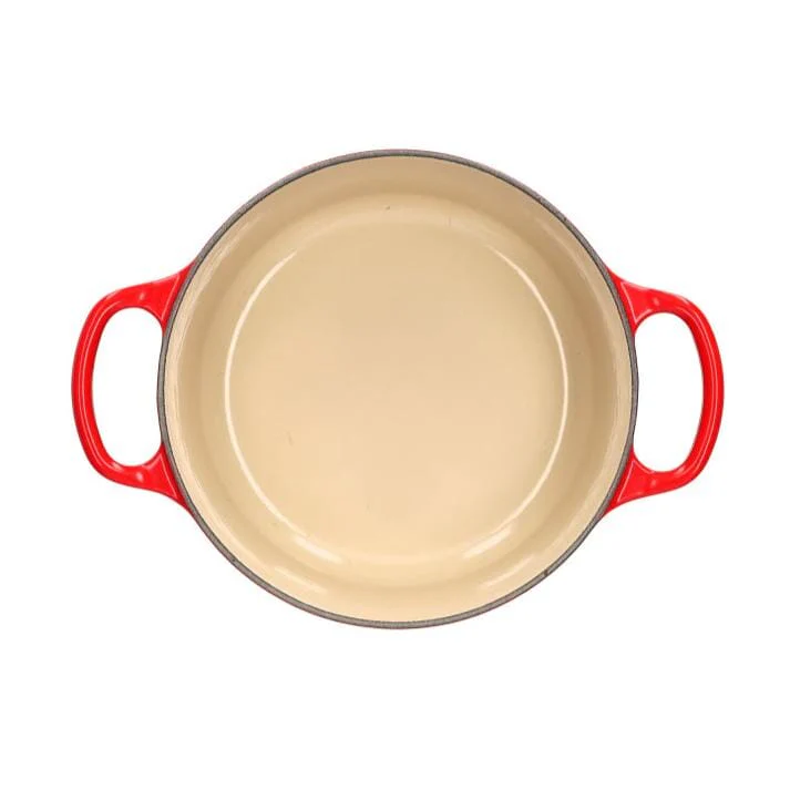 2025 Le Creuset - Sartén para asar / cazuela Signature redonda Cereza 24 cm 4,2 l