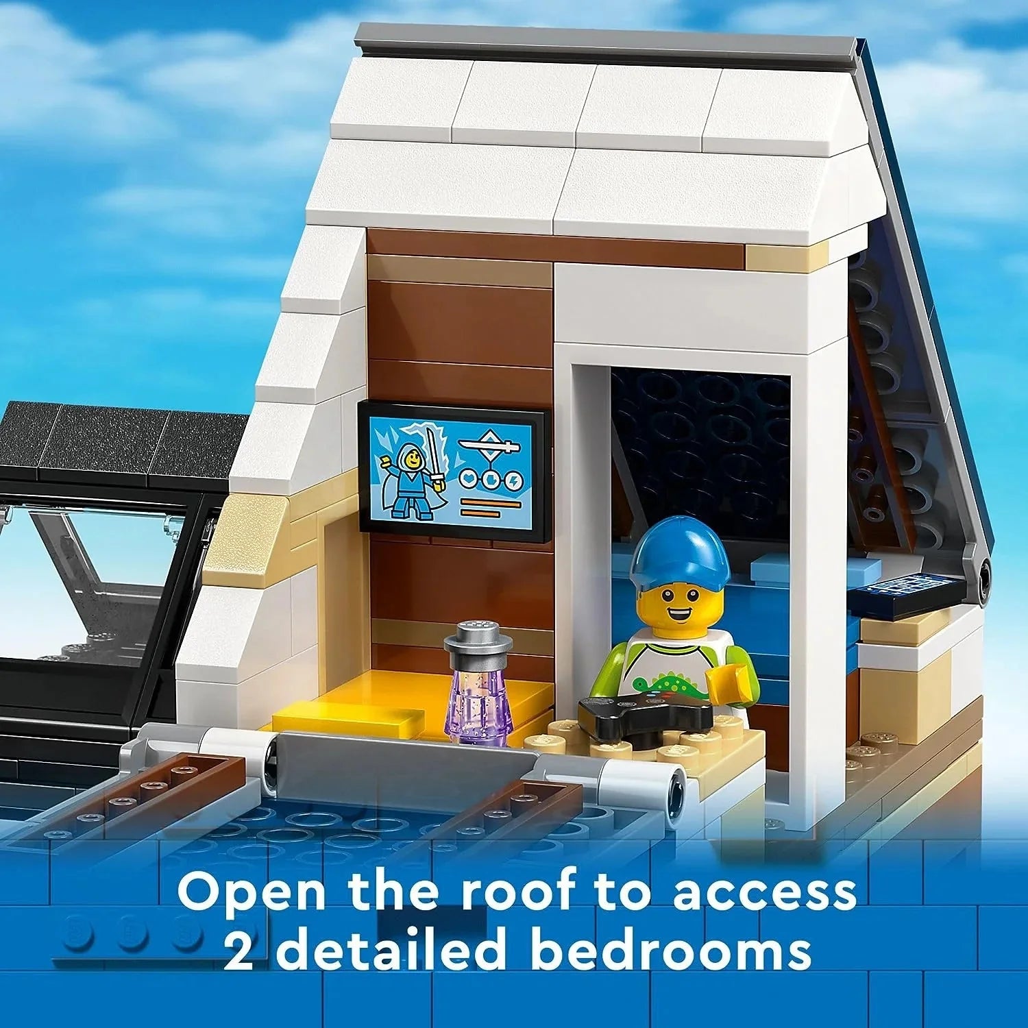 Lego City Casa Familiar y Coche Eléctrico 60398