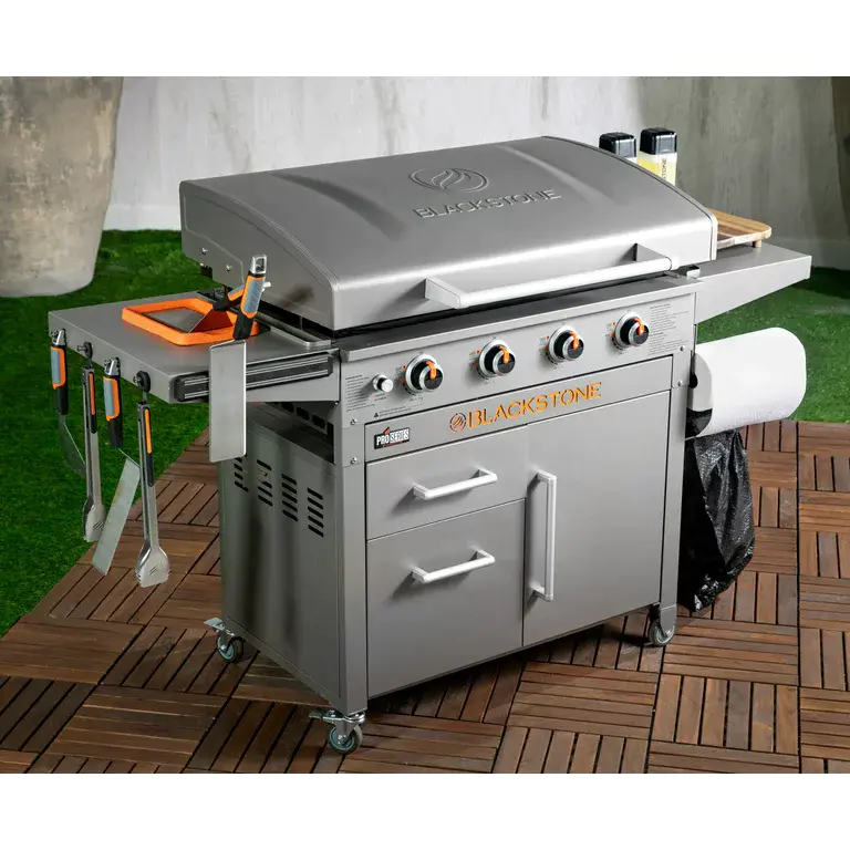 Blackstone ProSeries Estación de Cocina con Plancha de 4 Quemadores de 36