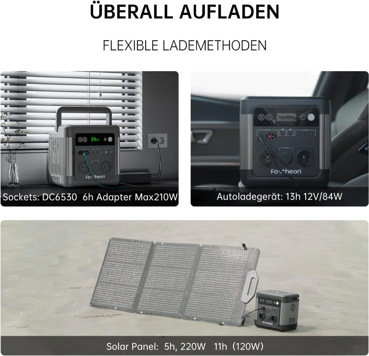 2025 Foxtheon iGo 600 – Estación de energía portátil compacta y potente