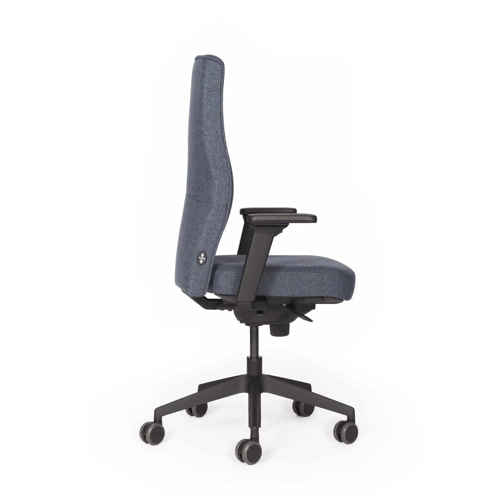 2025 Silla de Oficina Ergonómica lento Genesis | Reposabrazos | Asiento Deslizante | Soporte Lumbar | Tapizado de Lana