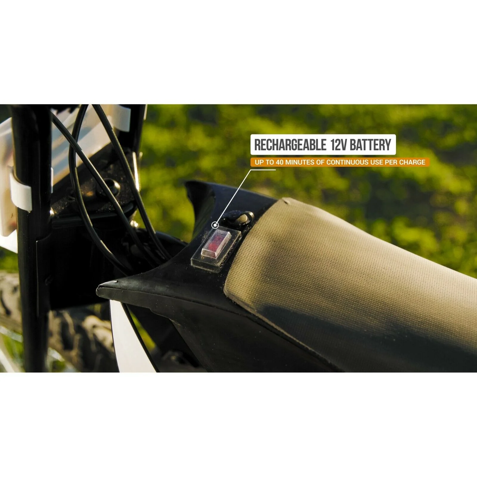 2025 Moto Cross Eléctrica para Niños Razor Dirt Rocket MX125 - Negra