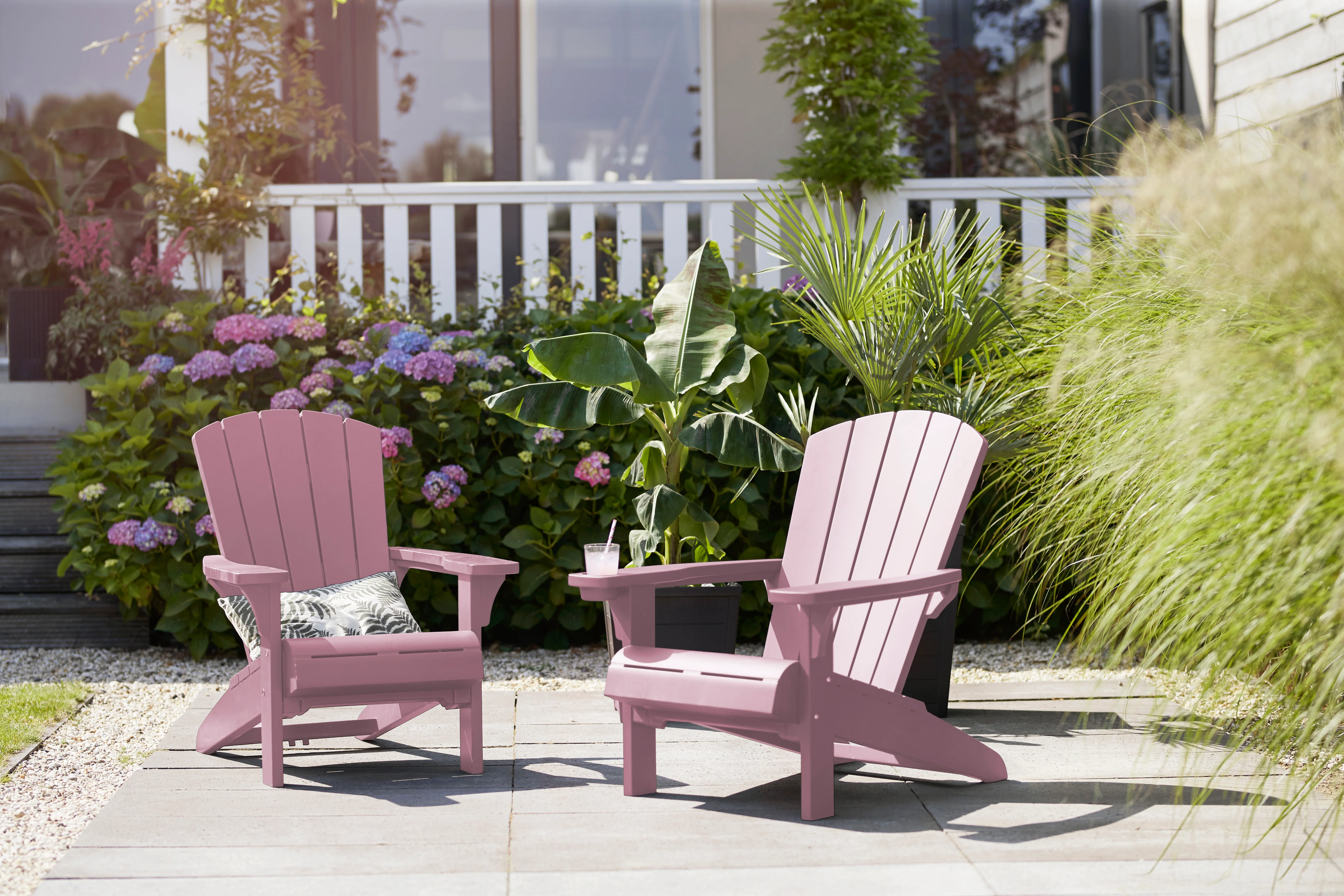 2025 PREVENTA: SEPTIEMBRE – Silla Adirondack Keter Alpine – Rosa