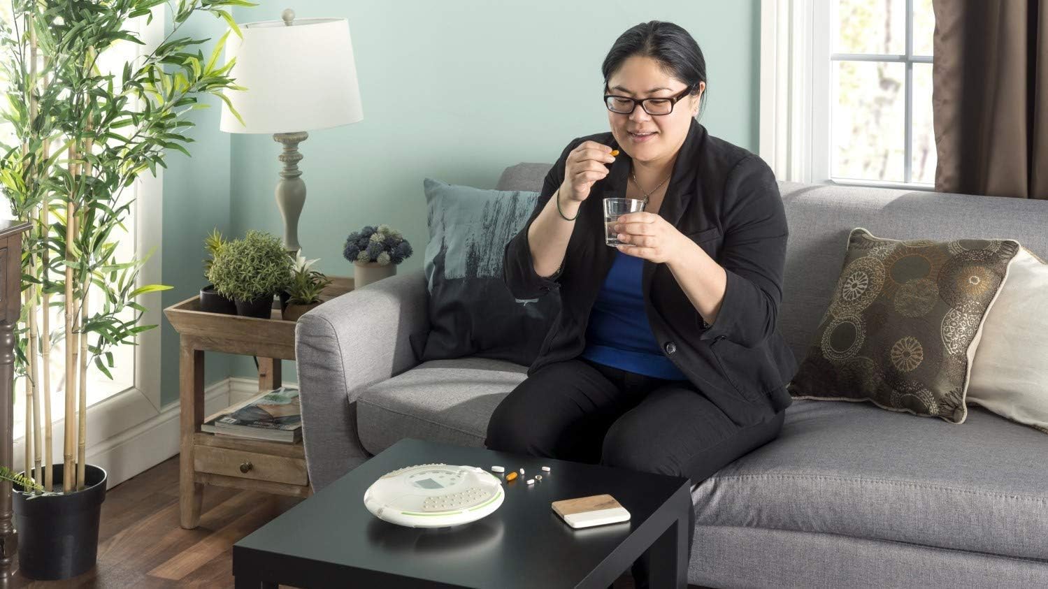 e-Pill Voice - Dispensador Automático de Pastillas con Cerradura - Recuerda con Voz Amigable