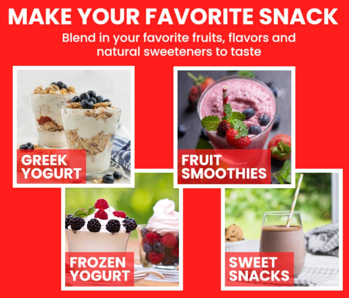 Máquina para hacer yogur probiótico Ultimate con dos recipientes de 1 cuarto para grandes cantidades – Produce trillones de probióticos vivos con control ajustable de temperatura y tiempo – Mejor yogurtera para yogur griego – GARANTÍA DE POR VIDA