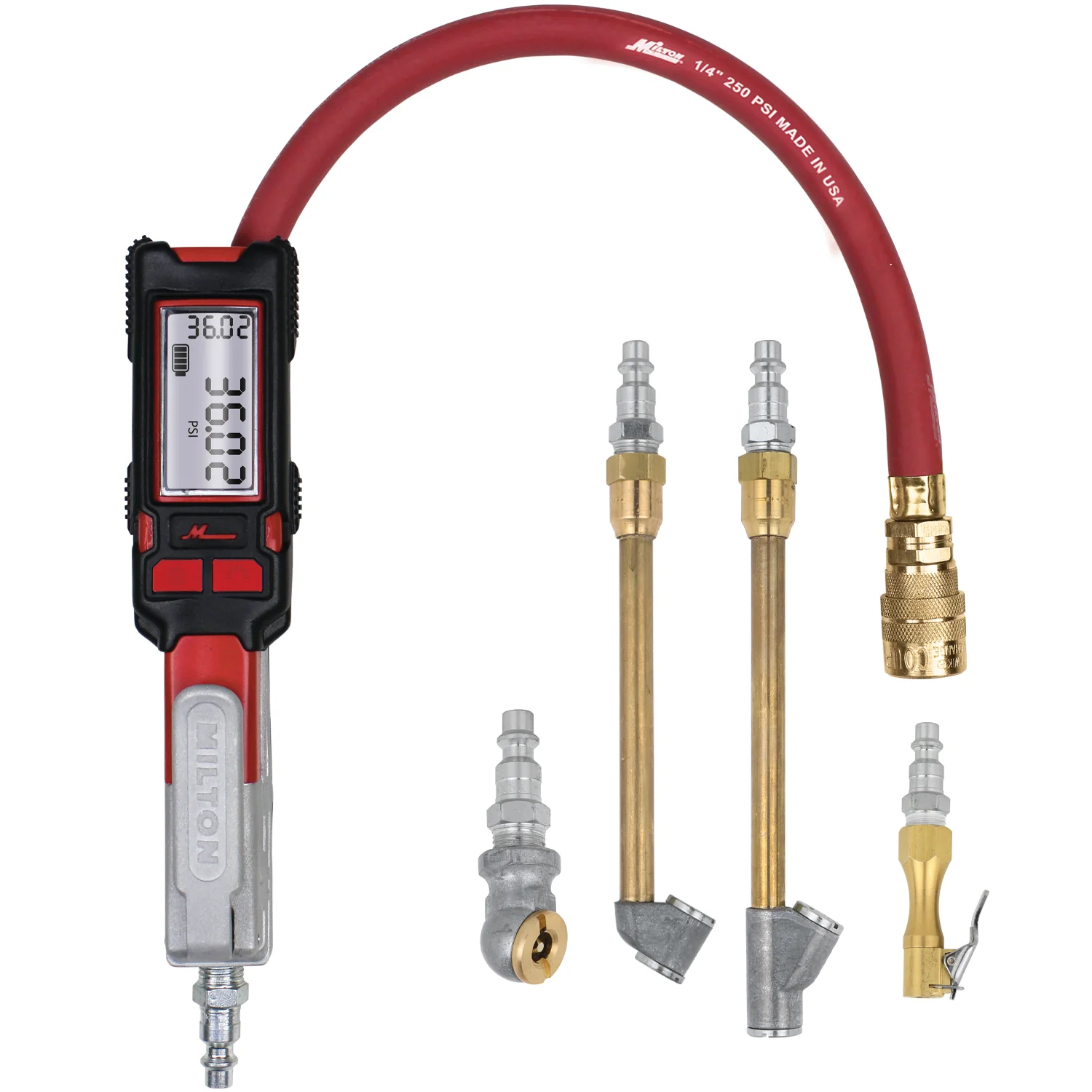 2025 Inflador Digital de Precisión NEW & IMPROVED – 0-160 PSI, Precisión Extrema ±0,25 %, Modelo S580e