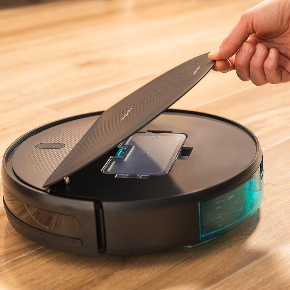 Aspirador Robot Cecotec con Navegación Giroscópica Conga 999 Map X-Treme. Motor de Succión 2000Pa, 2 Cepillos Laterales, 2 Fregonas, Autonomía 120 minutos, Control por App y Mando a Distancia