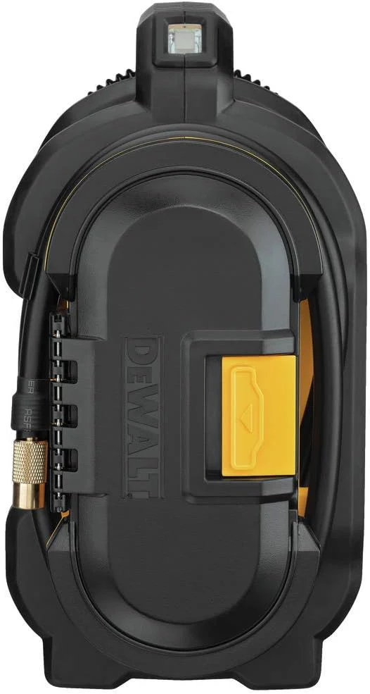 2025 Artículo #0177 DEWALT 20V MAX Compresor de neumáticos compacto y portátil, apagado automático, luz LED, herramienta sin batería ni cargador (DCC020IB)