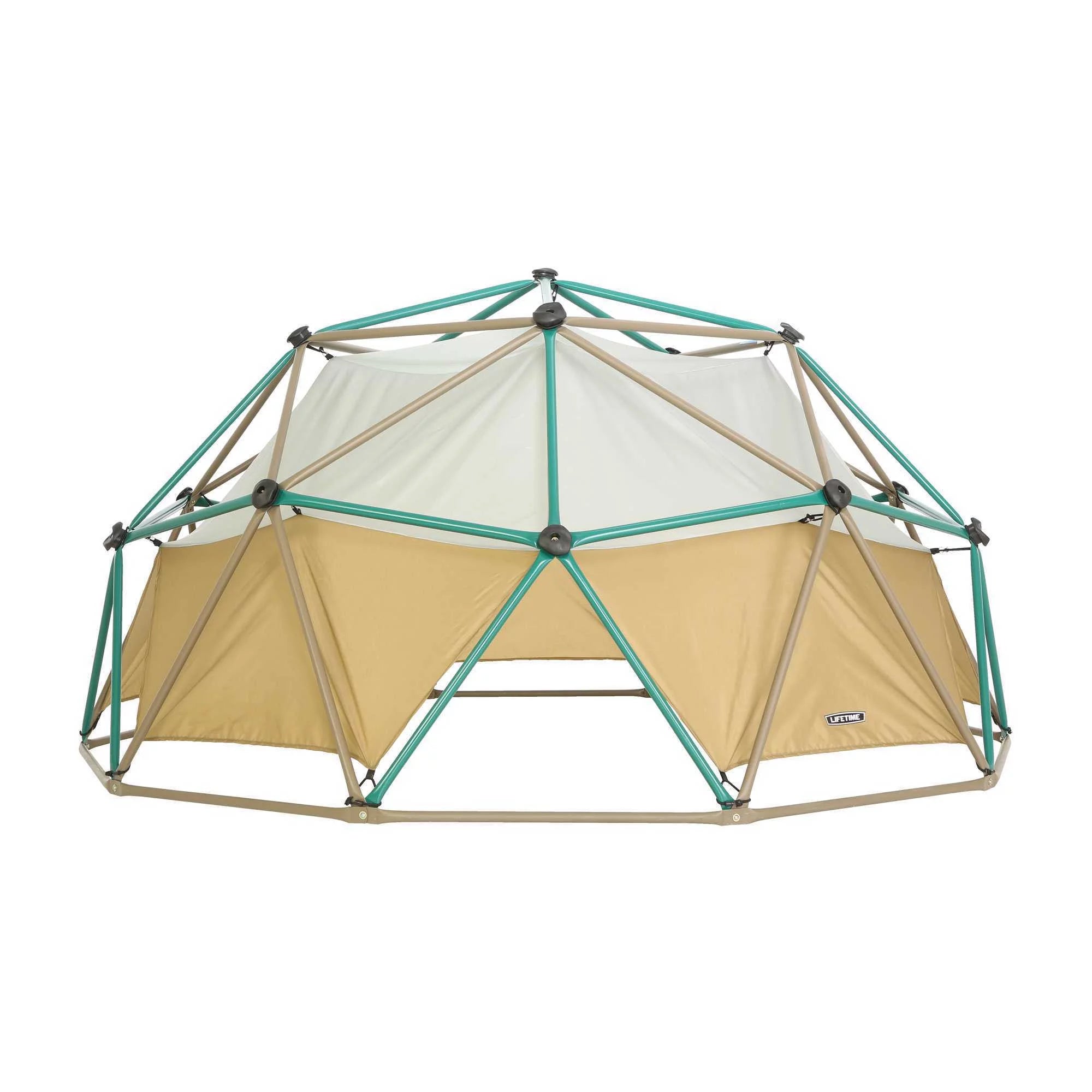 Lifetime Cúpula para Escalar al Aire Libre para Niños, 5 pies de Alto x 10 pies de Ancho con Dosel, Verde y Marrón (90612)