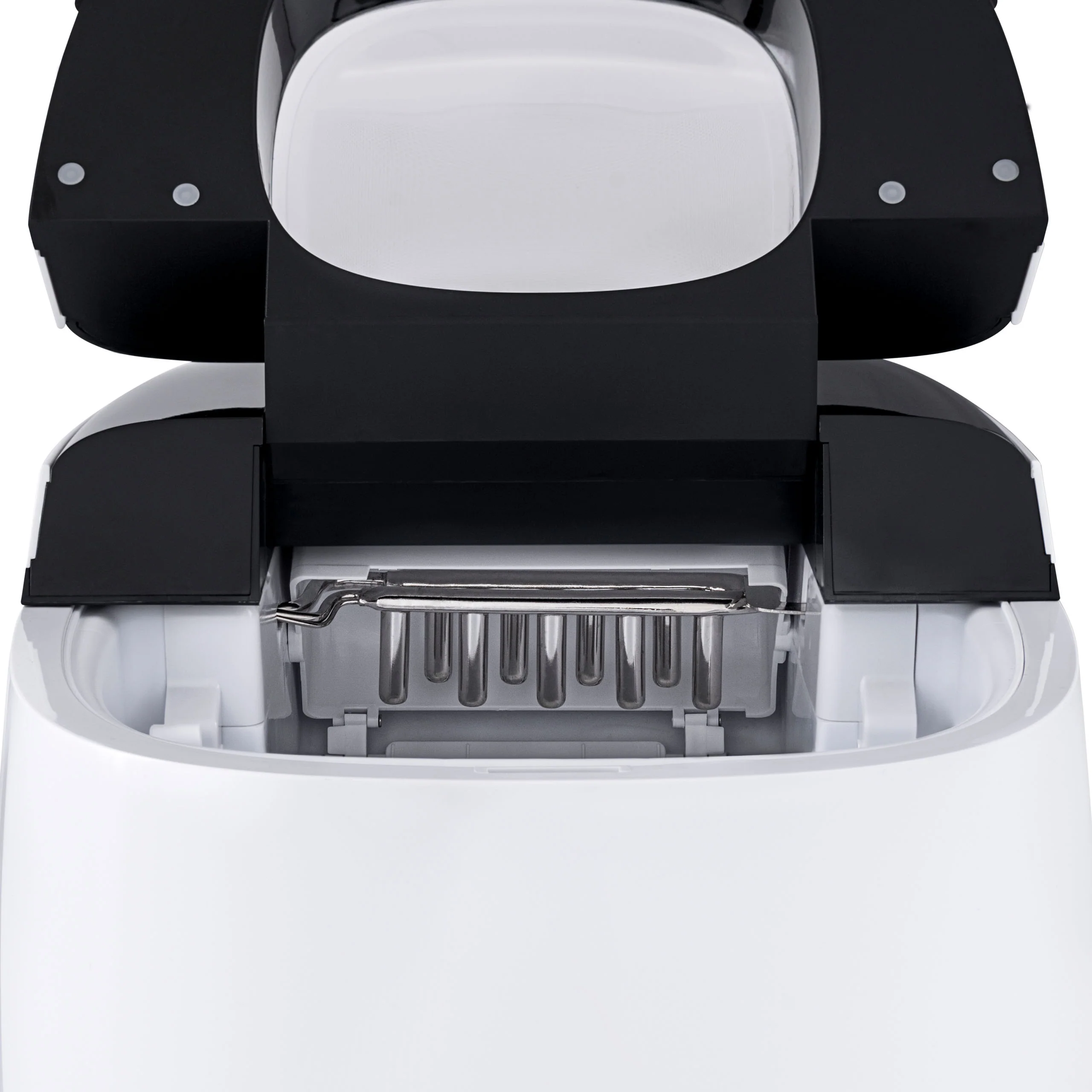 2025 Máquina de Hielo de Encimera Newair® – Cubos de Hielo en Forma de Bala, Blanco