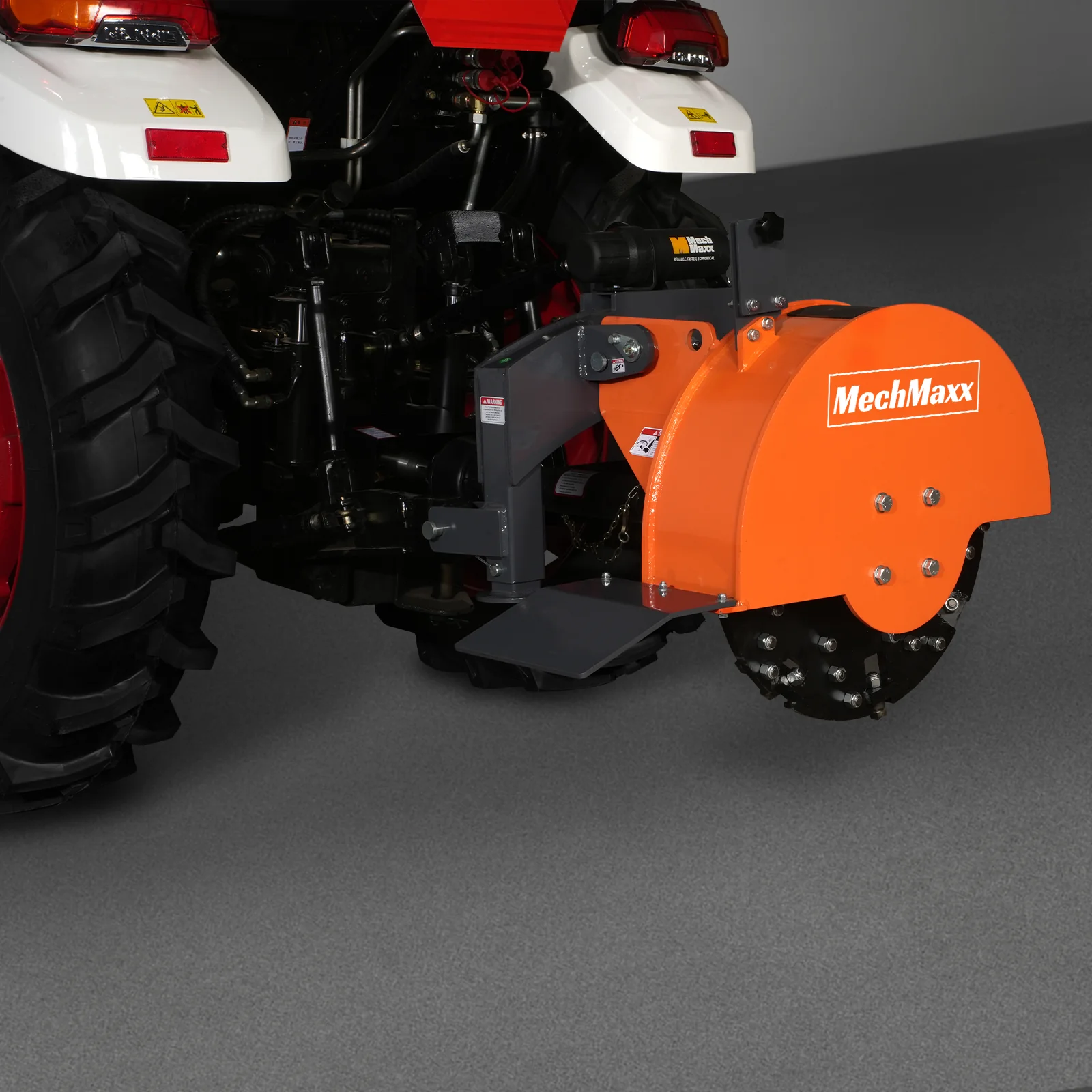 2025 Trituradora de Tocones MechMaxx SG24 – Enganche de 3 Puntos PTO con 34 Dientes de Carburo + Eje PTO Incluido