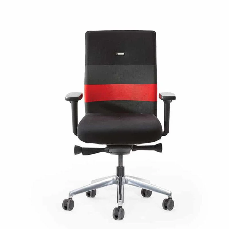 2025 Silla de Oficina Ergonómica Agilis AG10 EL SALVADOR DE ESPALDA con Bandas de Colores – Configurable