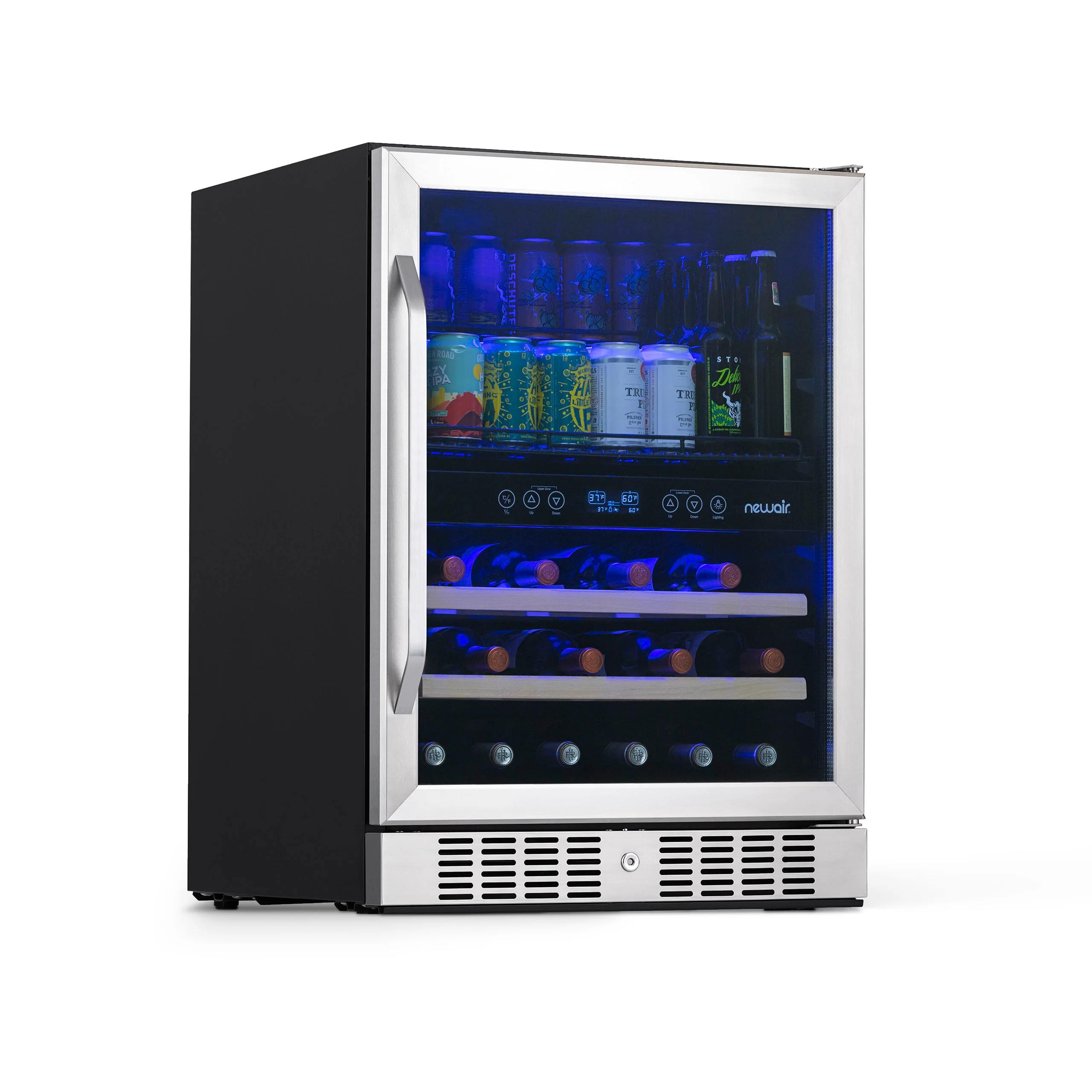 2025 Newair® Refrigerador Empotrable de Doble Zona para 70 Latas y 20 Botellas - 24