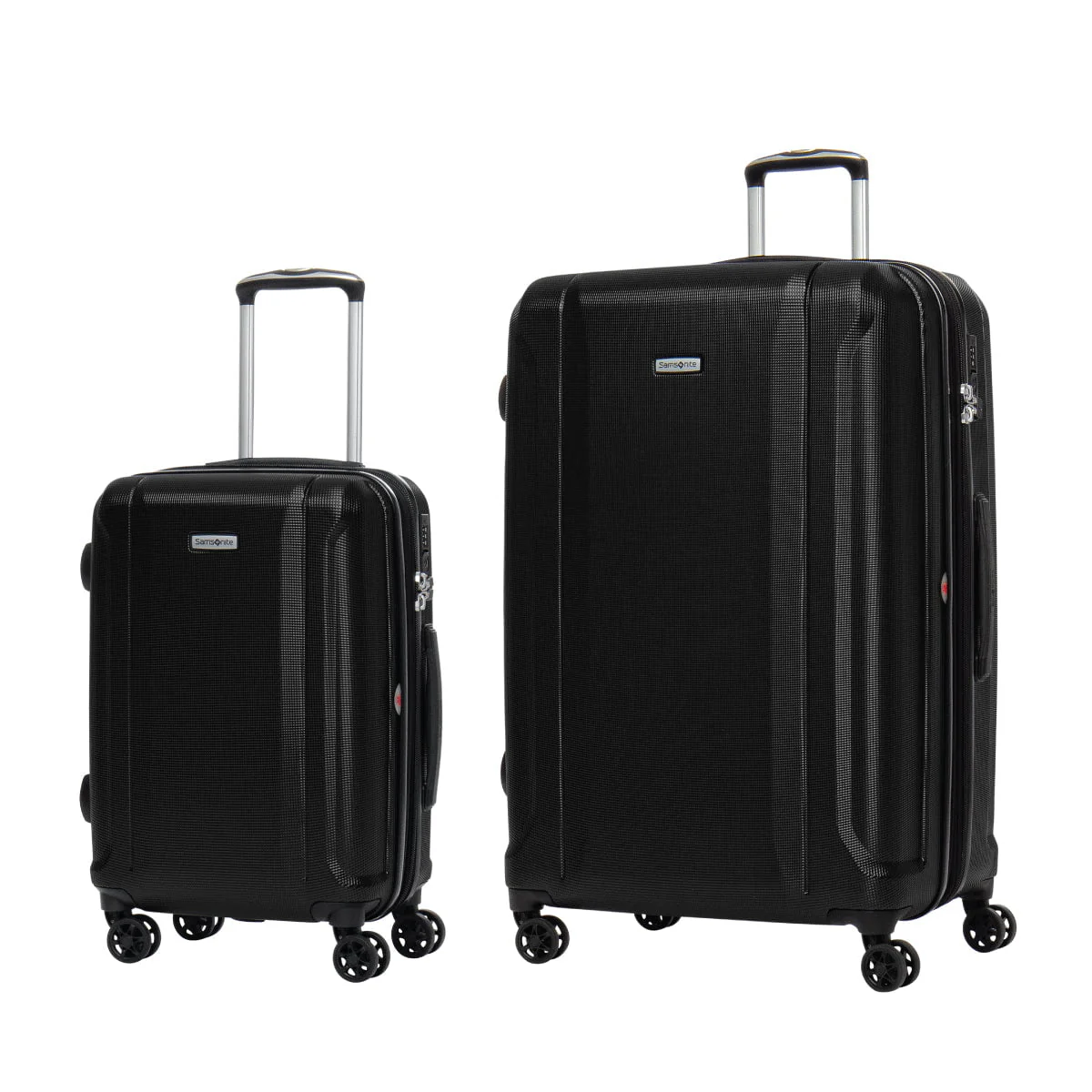 2025 Samsonite Omni 3.0 – Juego de maletas expandibles con ruedas, 2 piezas (Equipaje de mano y Grande)