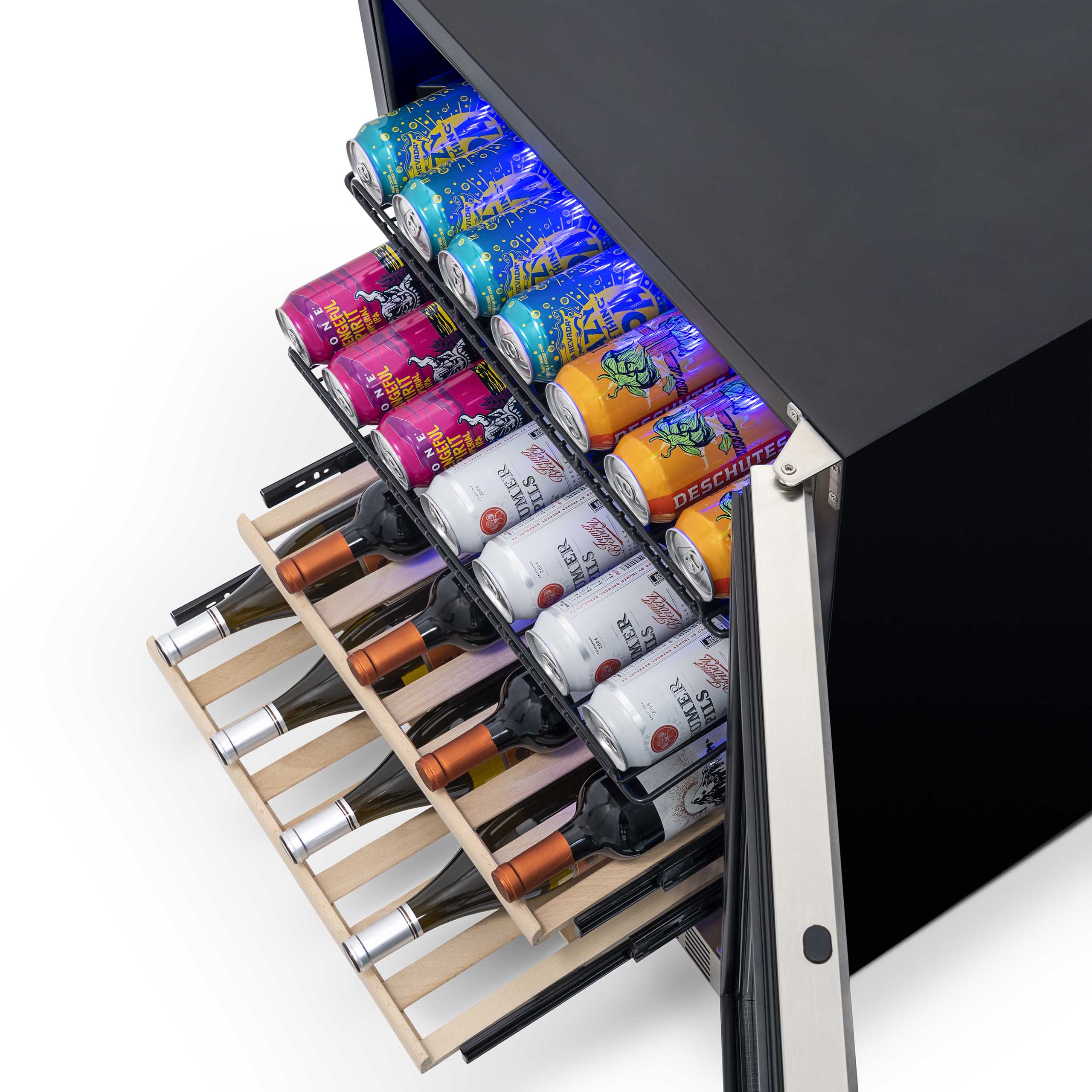 2025 Newair® Refrigerador Empotrable de Doble Zona para 70 Latas y 20 Botellas - 24