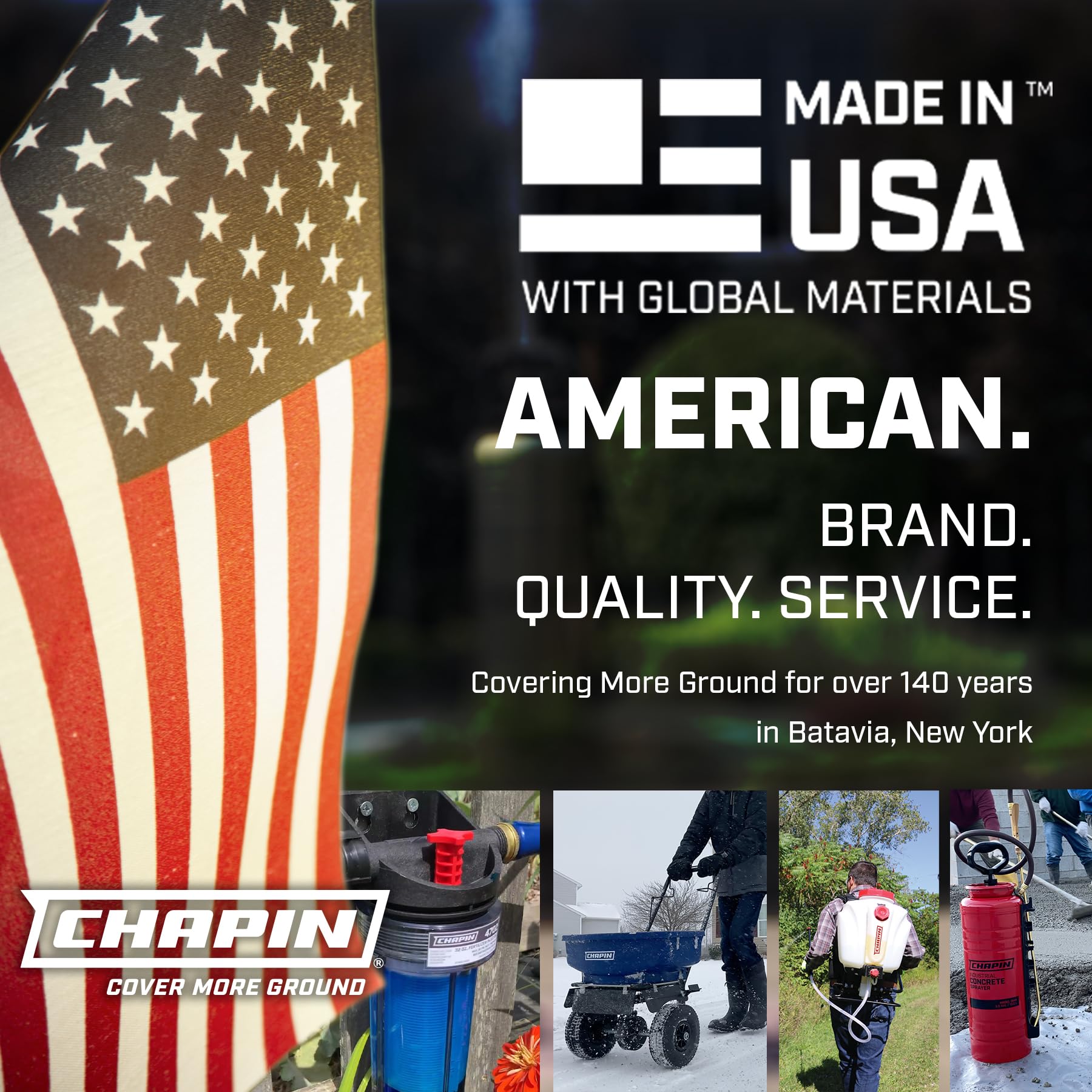 Chapin 63924 Pulverizador para Fertilizantes, Herbicidas y Pesticidas