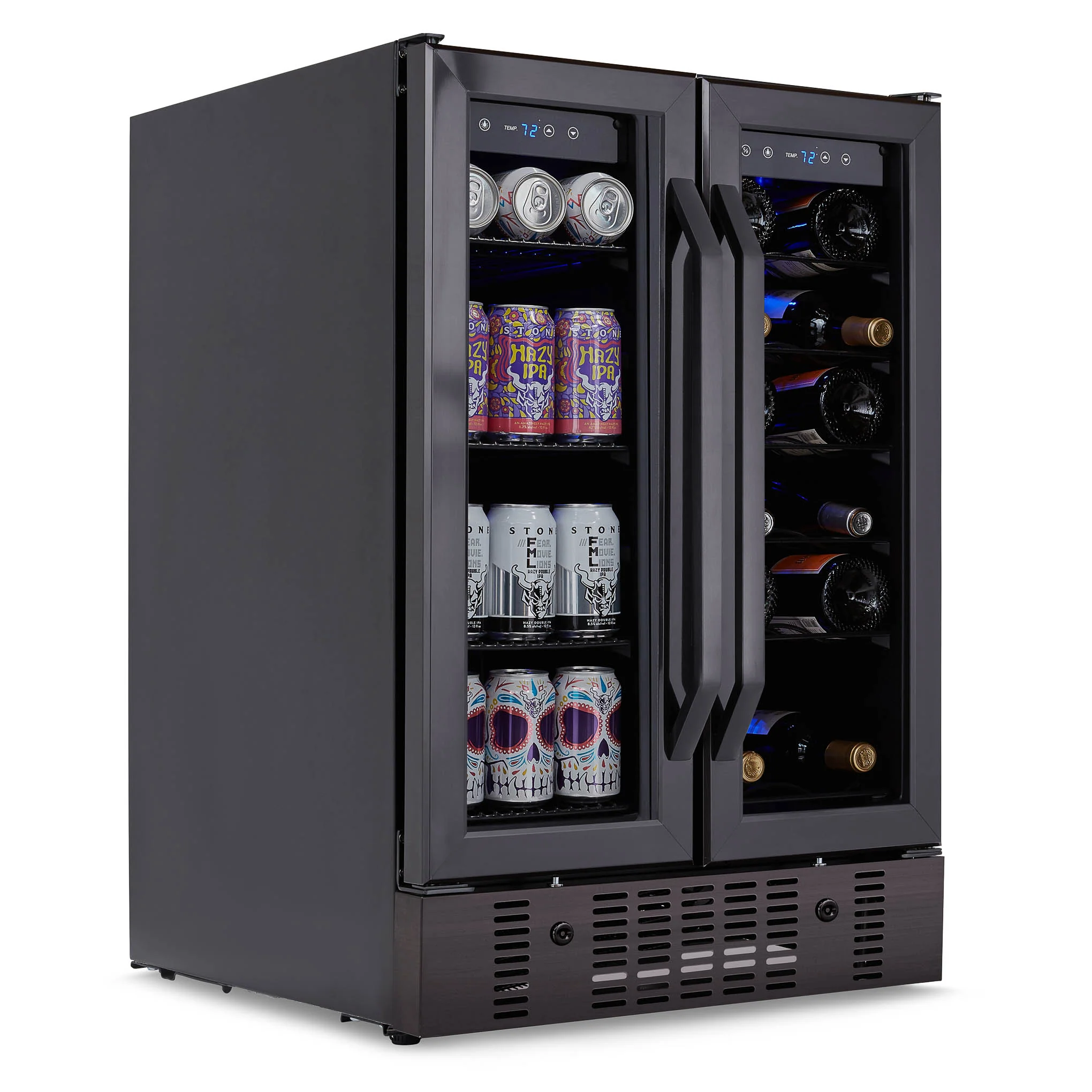 2025 Newair® Refrigerador Empotrable de Doble Zona – 60 Latas y 18 Botellas – 24