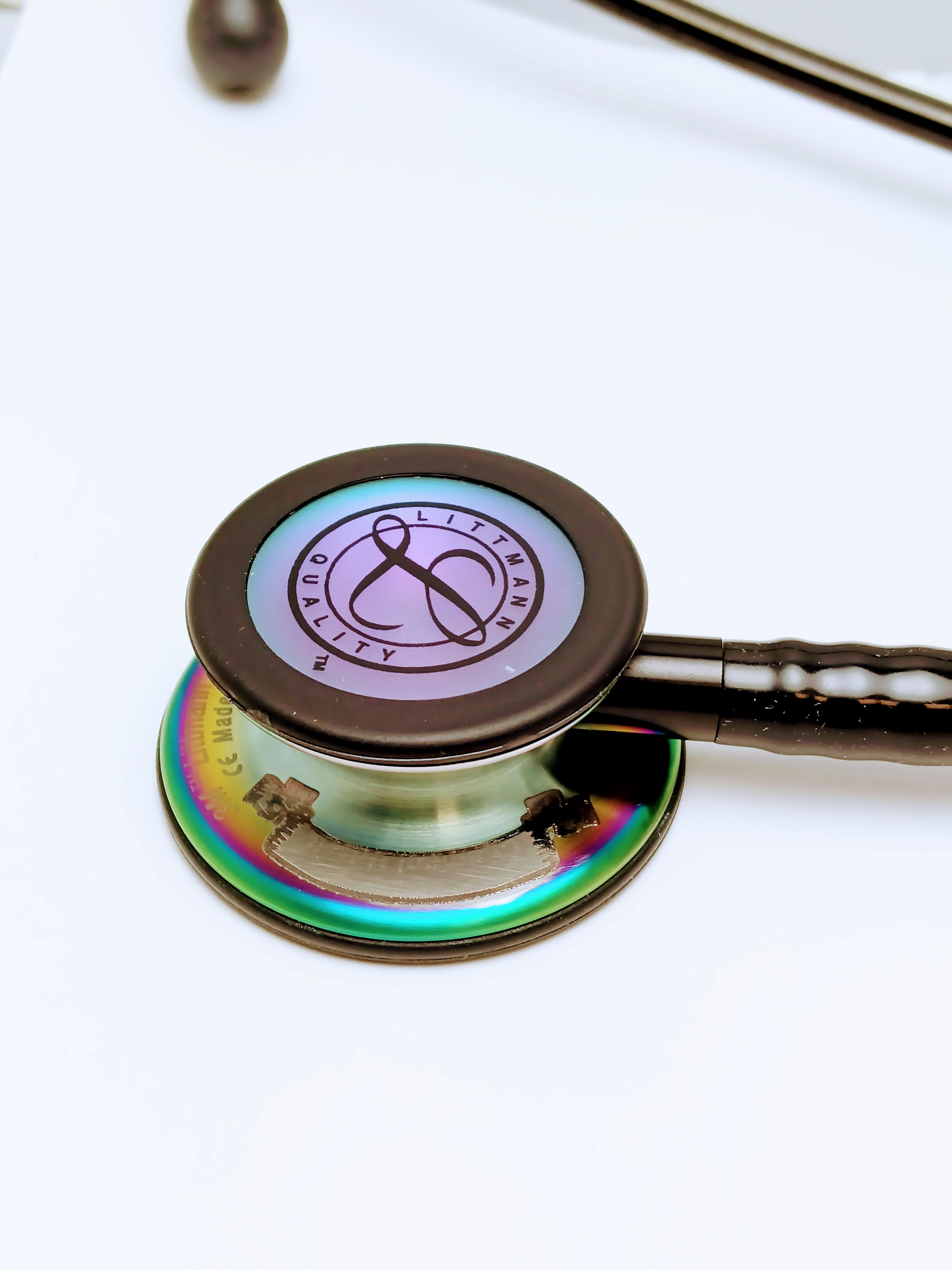 2025 Estetoscopio de Monitoreo Littmann Classic III: Todo Negro 5803 - Grabado adicional