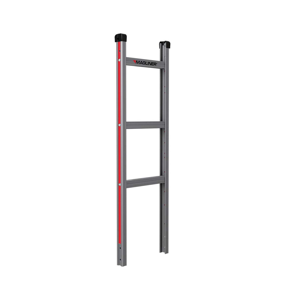 Magline HMK15AUA4 Carretilla de Mano de Aluminio, Asa Vertical en Bucle, Ruedas Neumáticas, Capacidad de 500 lbs