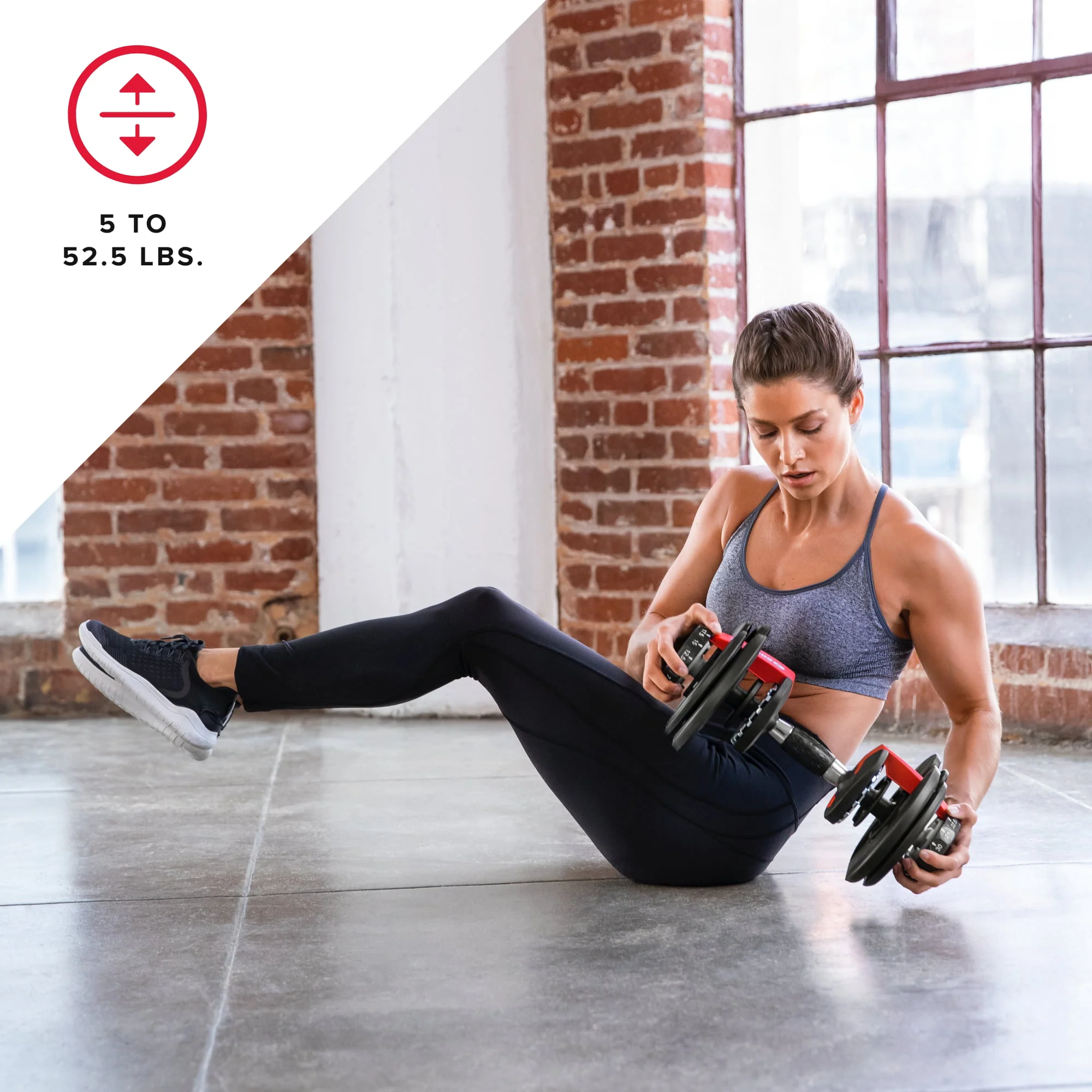 2025 Bowflex SelectTech 552 Mancuerna Ajustable Única