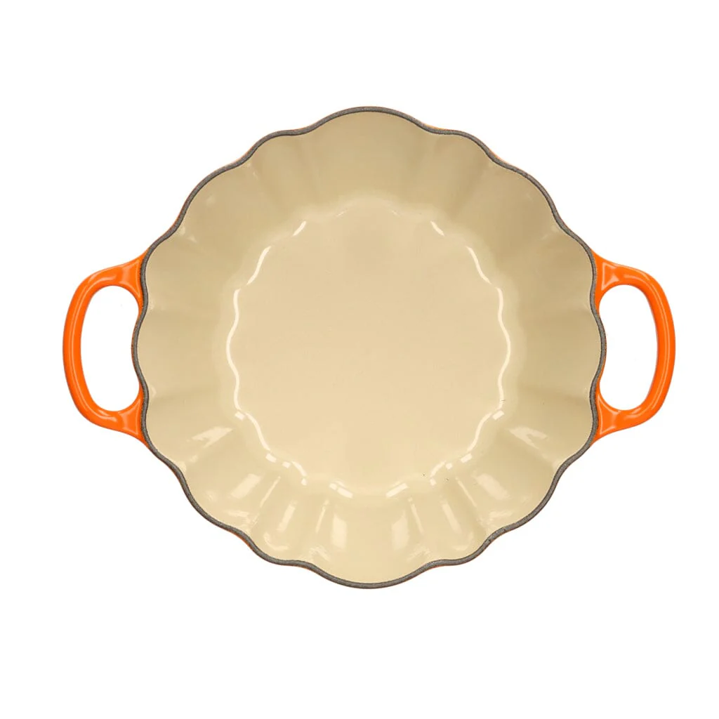 2025 Le Creuset - Cocotte / Sartén para asar Signature Calabaza naranja 24 cm 3,7 l