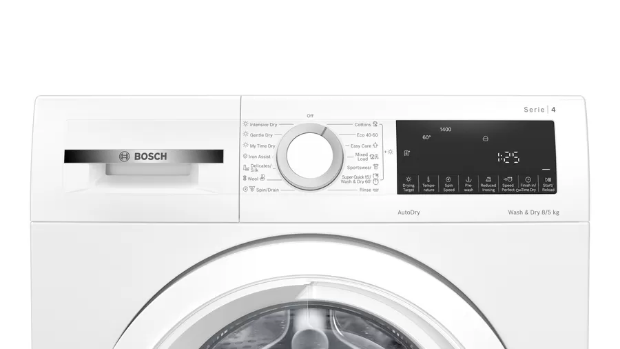 2025 Bosch WNA134U8GB Lavadora-secadora 8 kg / 5 kg 1400 rpm Blanco
