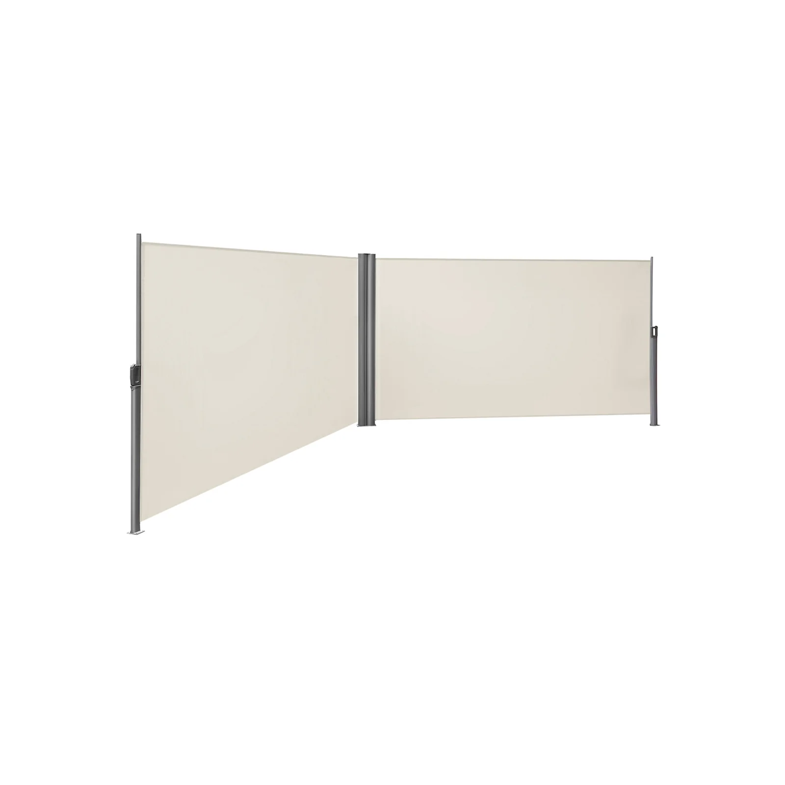 2025 Toldo lateral doble extensible de poliéster grueso