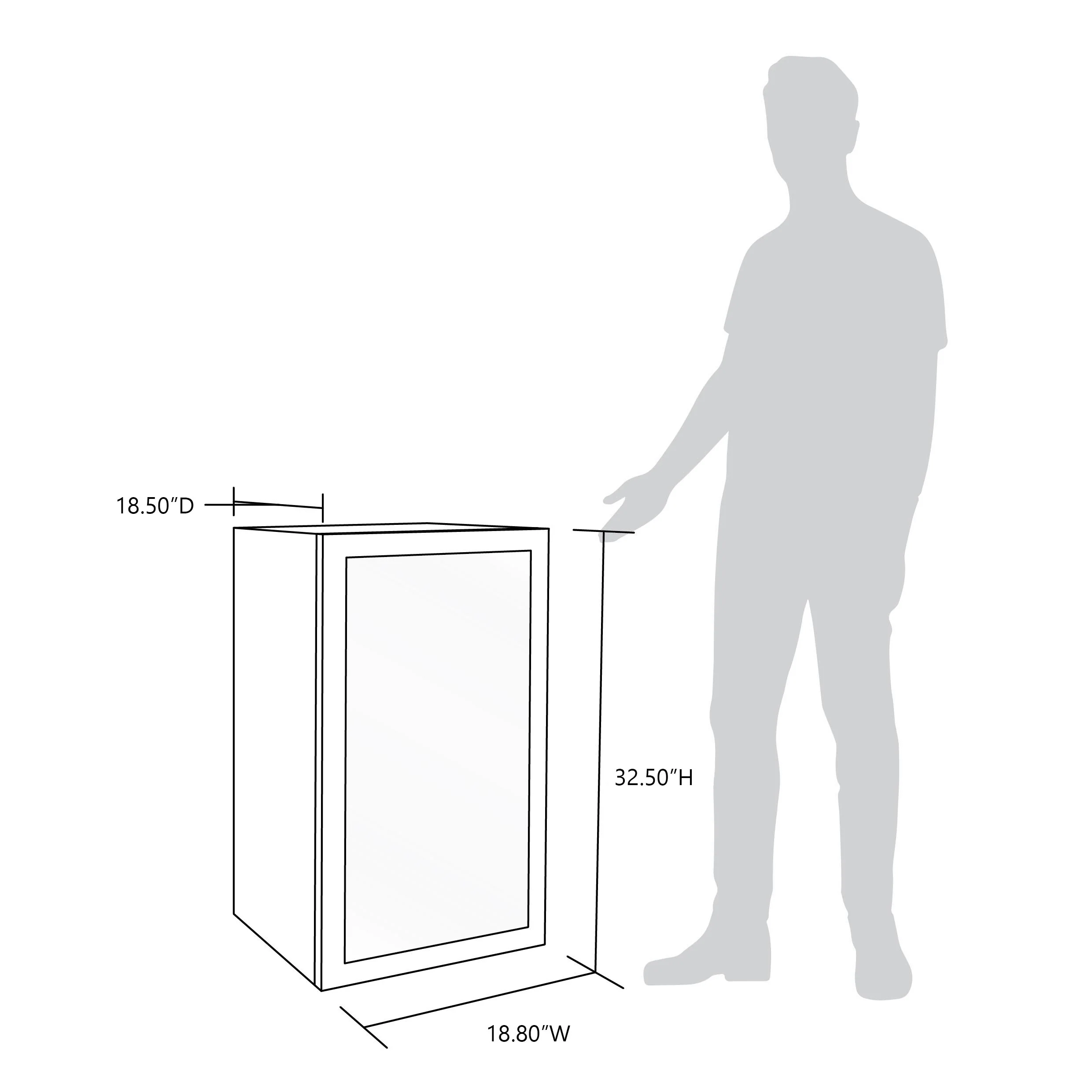 2025 Newair® Refrigerador de Bebidas Independiente Negro - 126 Latas - 18,8”
