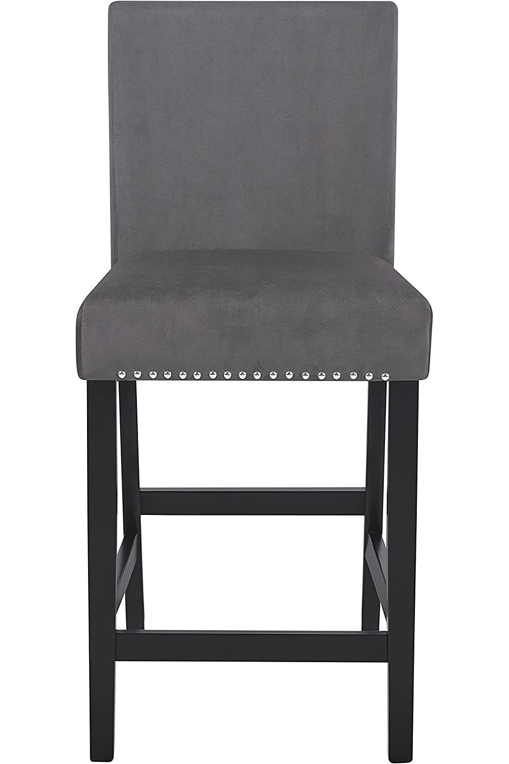 2025 New Classic Furniture Celeste Set de Comedor de 5 Piezas con Mesa Redonda de Mármol Sintético y 4 Sillas, 42 Pulgadas, Gris