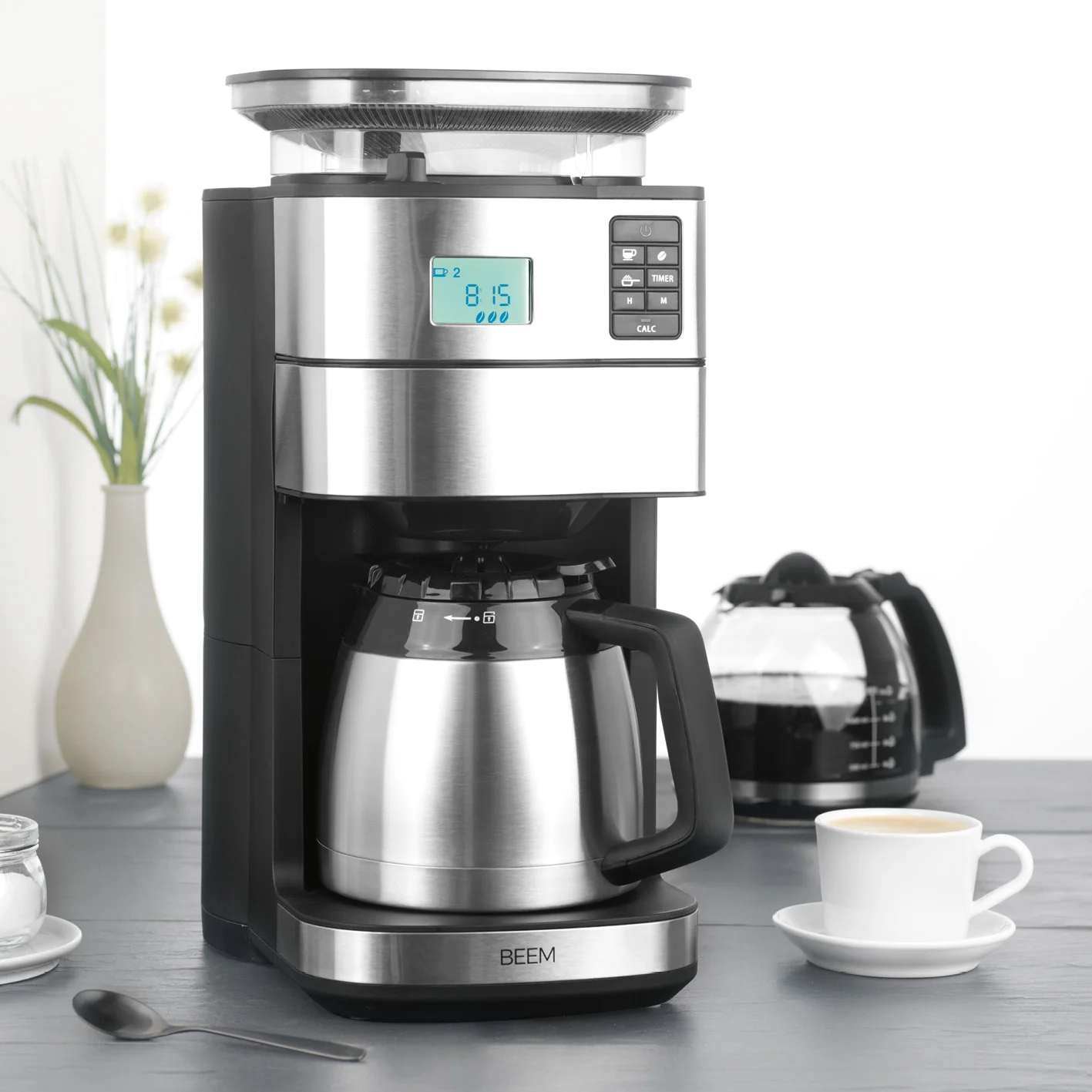 2025 FRESH-AROMA-PERFECT II – Cafetera de filtro con molinillo integrado – Duo