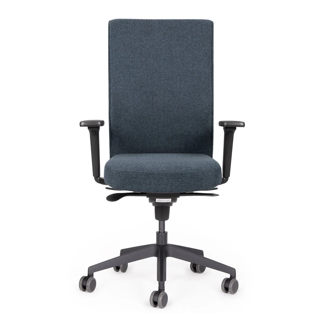 2025 Silla de Oficina Ergonómica lento Genesis | Reposabrazos | Asiento Deslizante | Soporte Lumbar | Tapizado de Lana