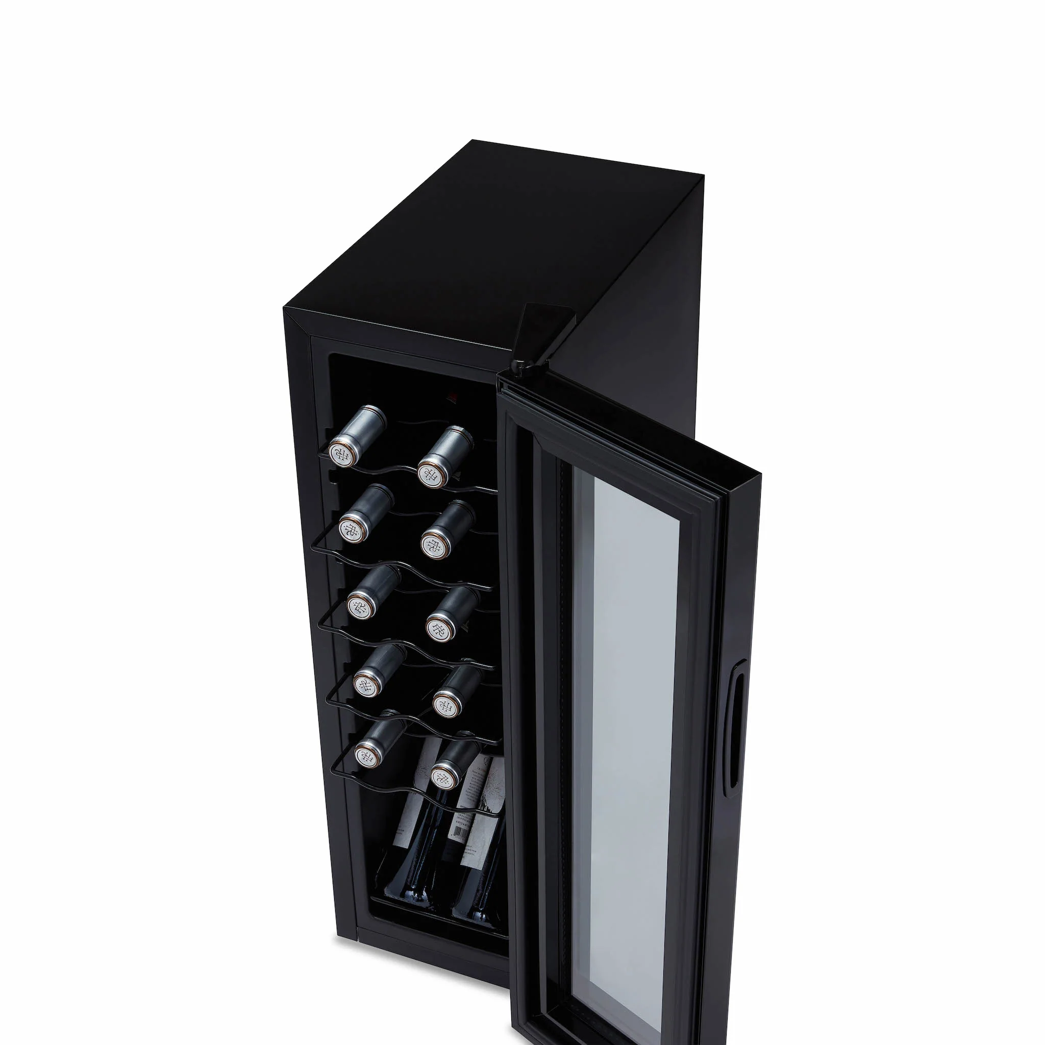 2025 Refrigerador de Vinos Independiente Newair® Negro – 12 Botellas – 13,6