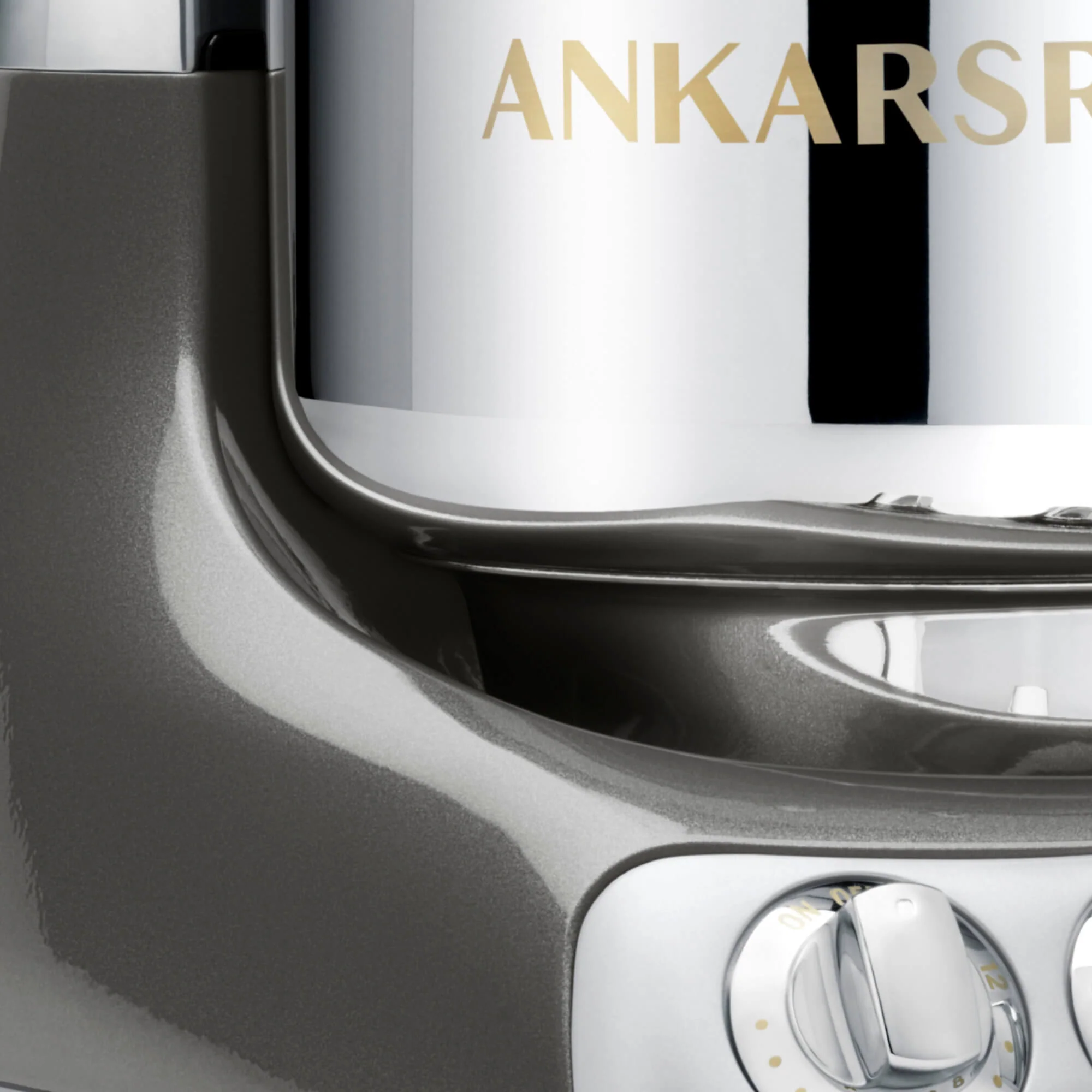 2025 Ankarsrum Assistent Original 6230 – Robot de cocina en cromo negro, potente y elegante