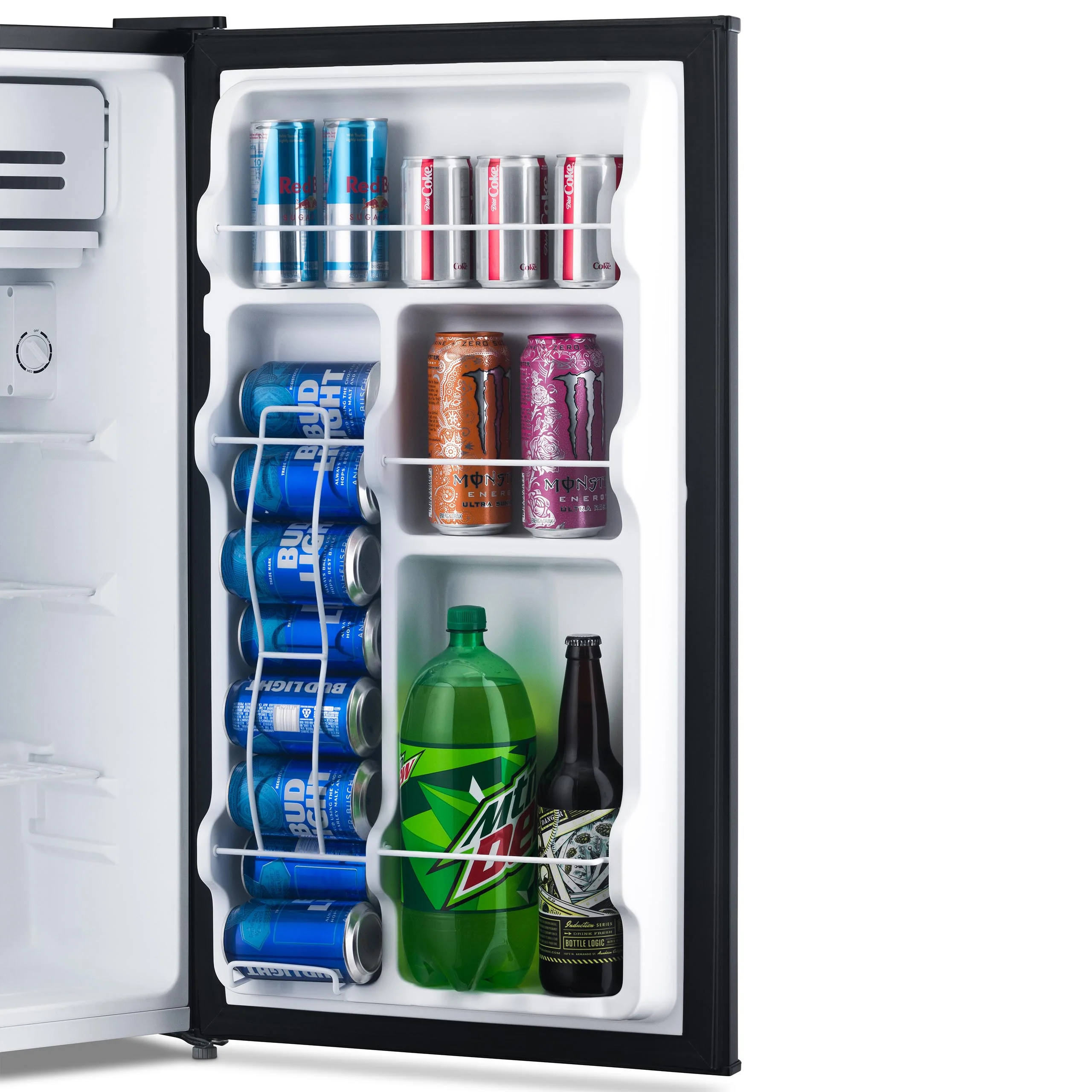 2025 Refrigerador Mini Bar Compacto Newair con Congelador – Negro (3,3 pies³)