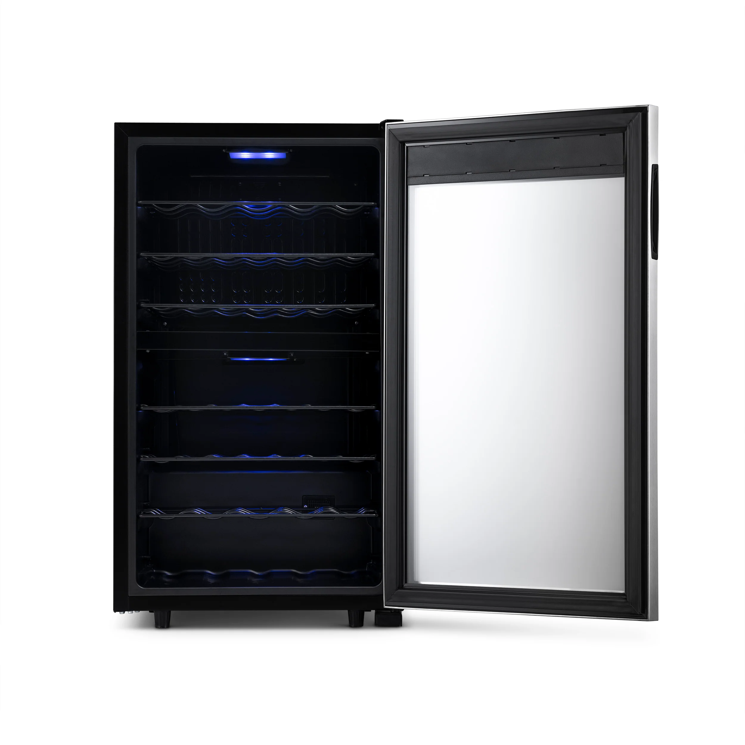 2025 Refrigerador de Vinos Independiente Newair® de Acero Inoxidable – 43 Botellas – 18,9